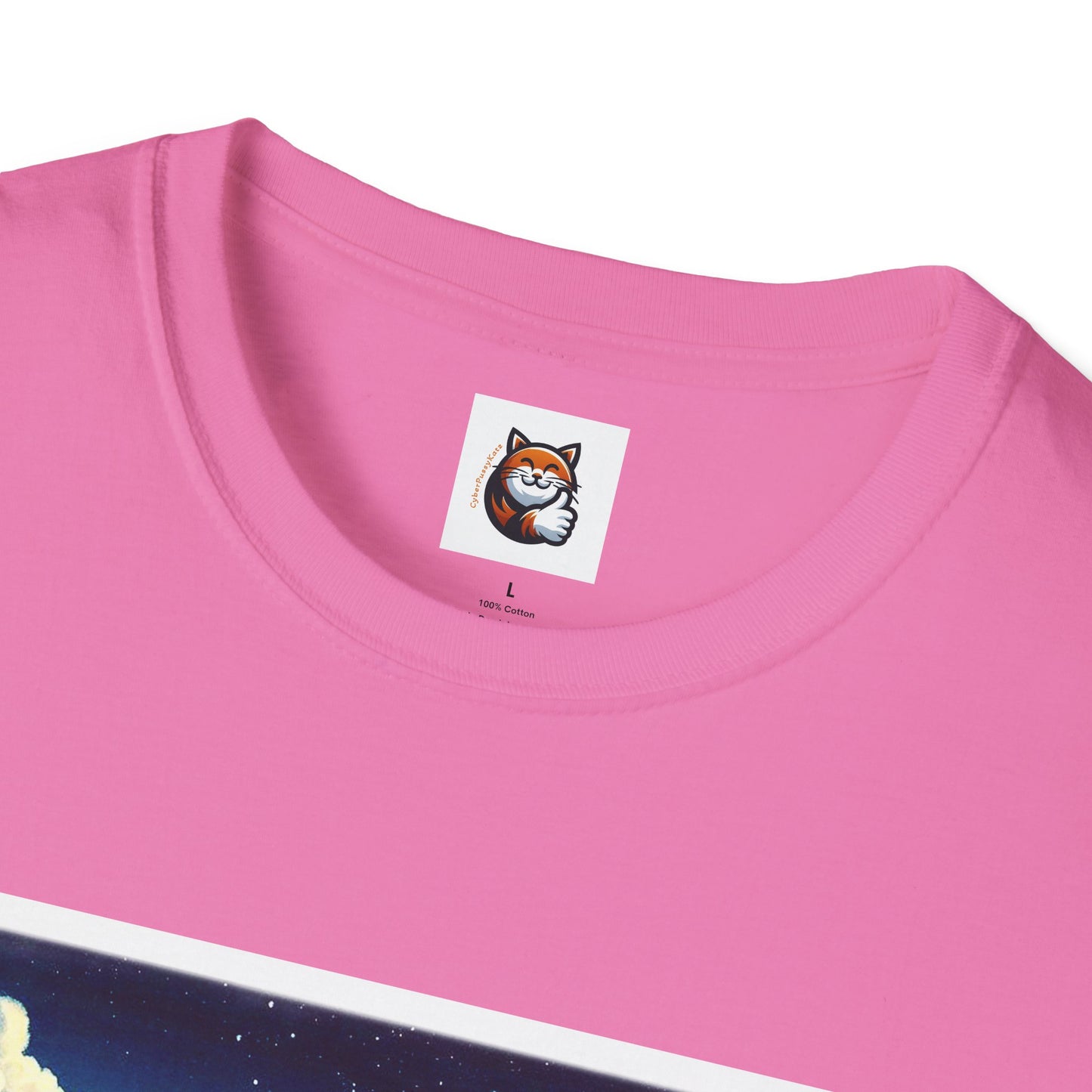 Wacky Exotic Shorthair Cat Unisex Softstyle T-Shirt
