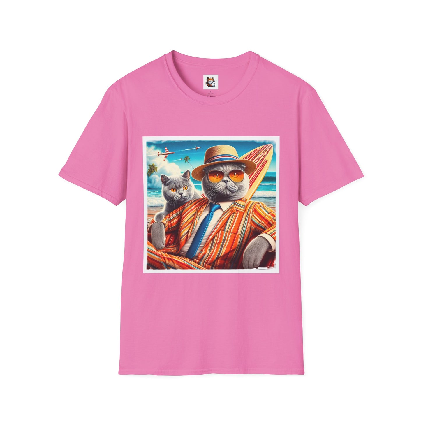 British Shorthair man in suit Softstyle T-Shirt