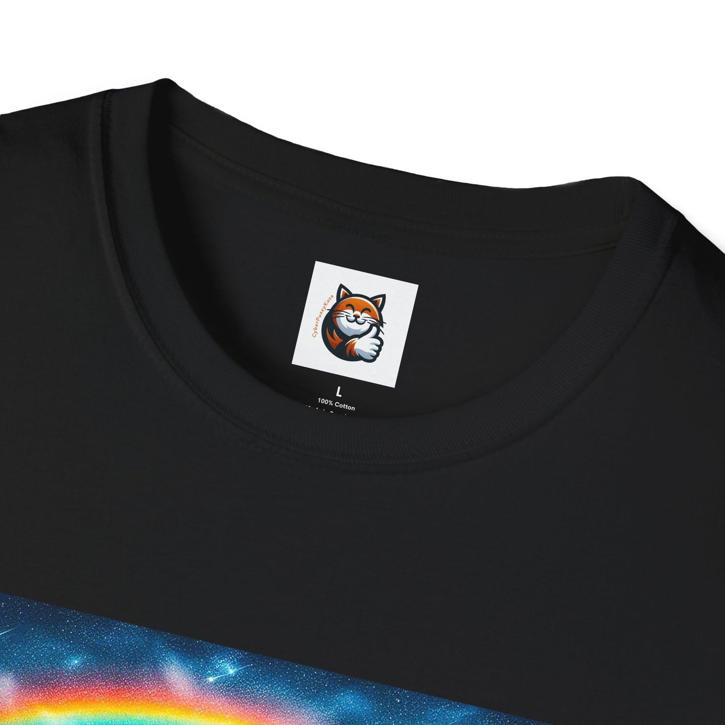 Selkirk Rex Cat T-Shirt  rainbow bridge