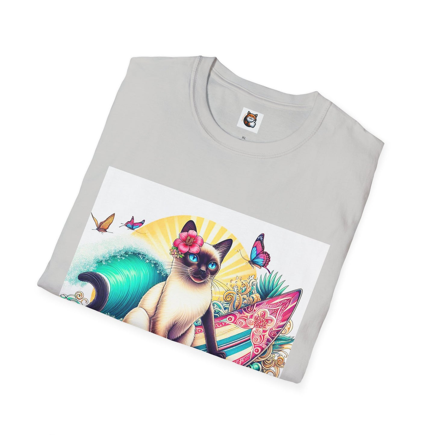 Siamese Cat surfing
