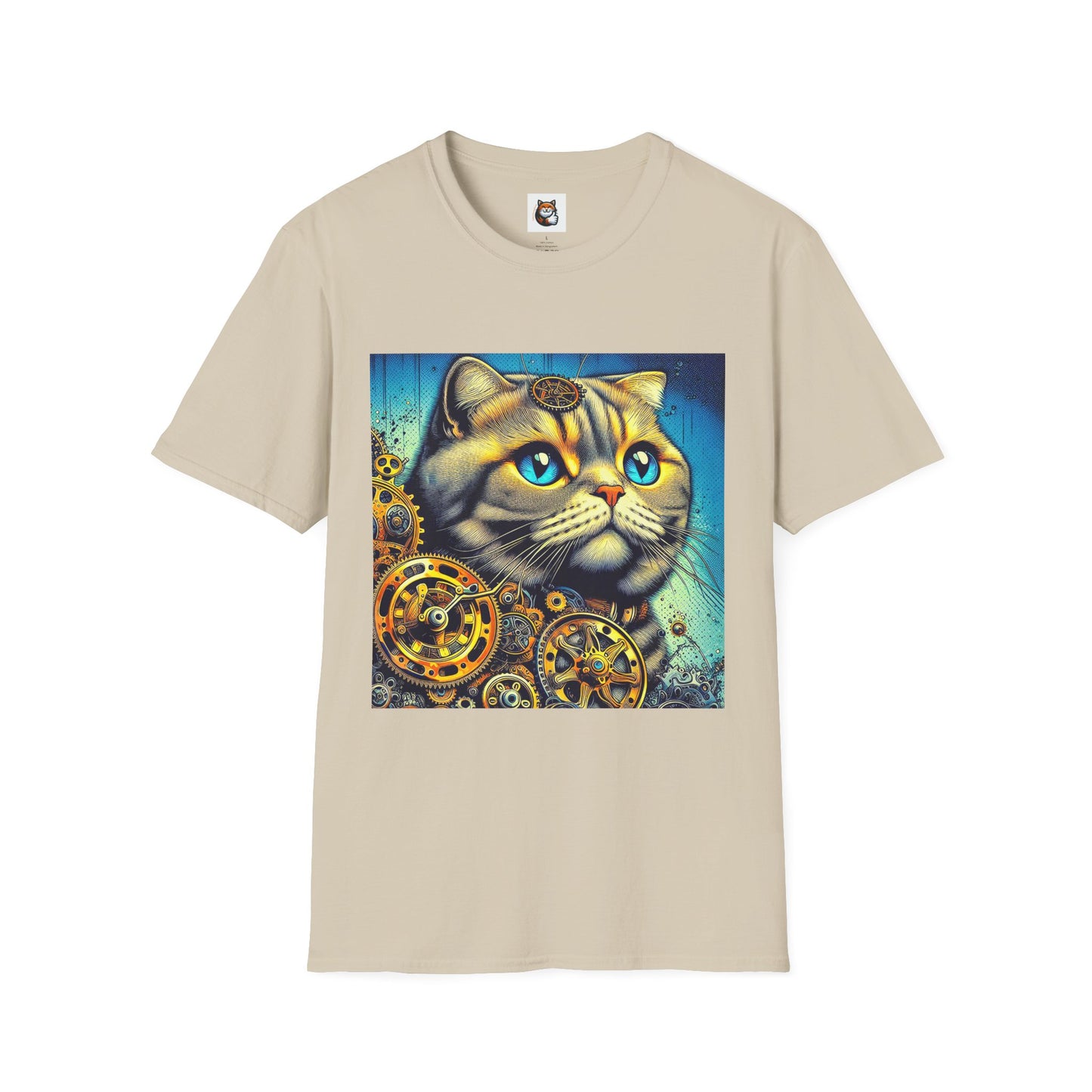Scottish Fold Cat steam punk  T-Shirt