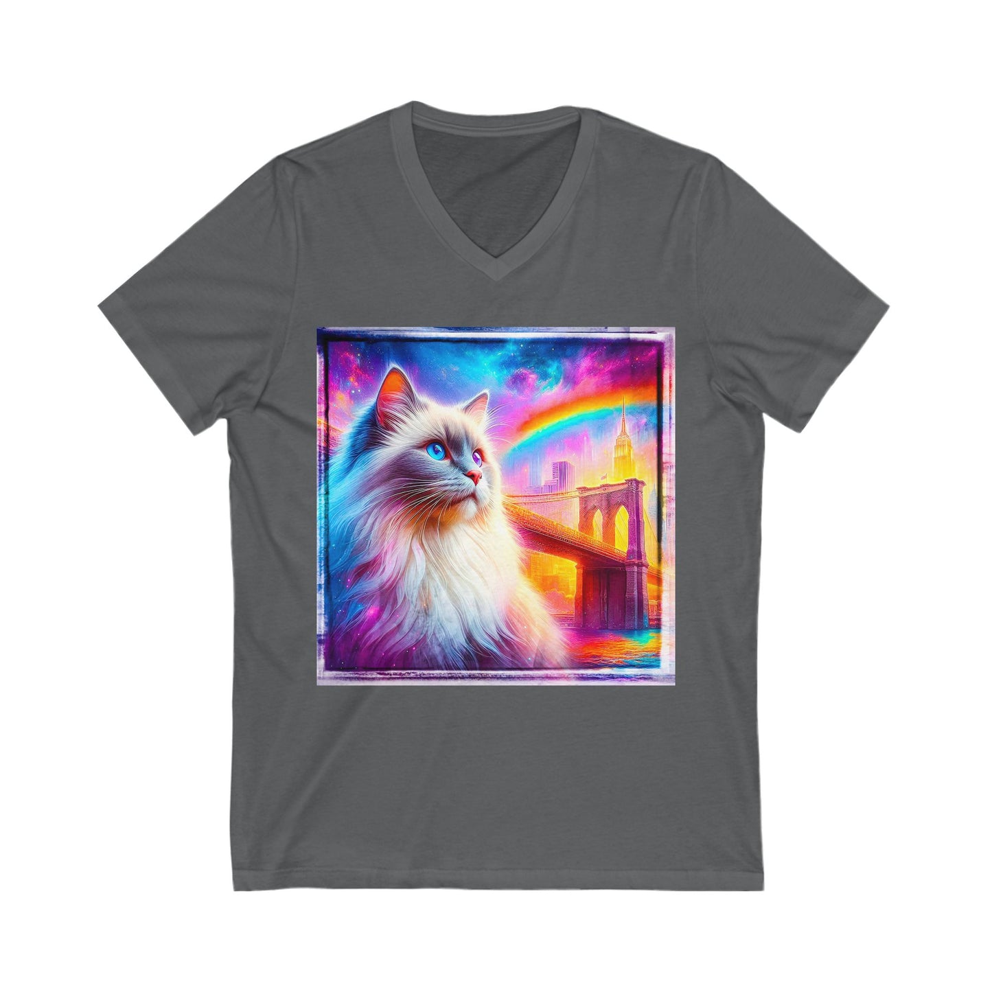 Birman Unisex Jersey Short Sleeve V-Neck Tee
