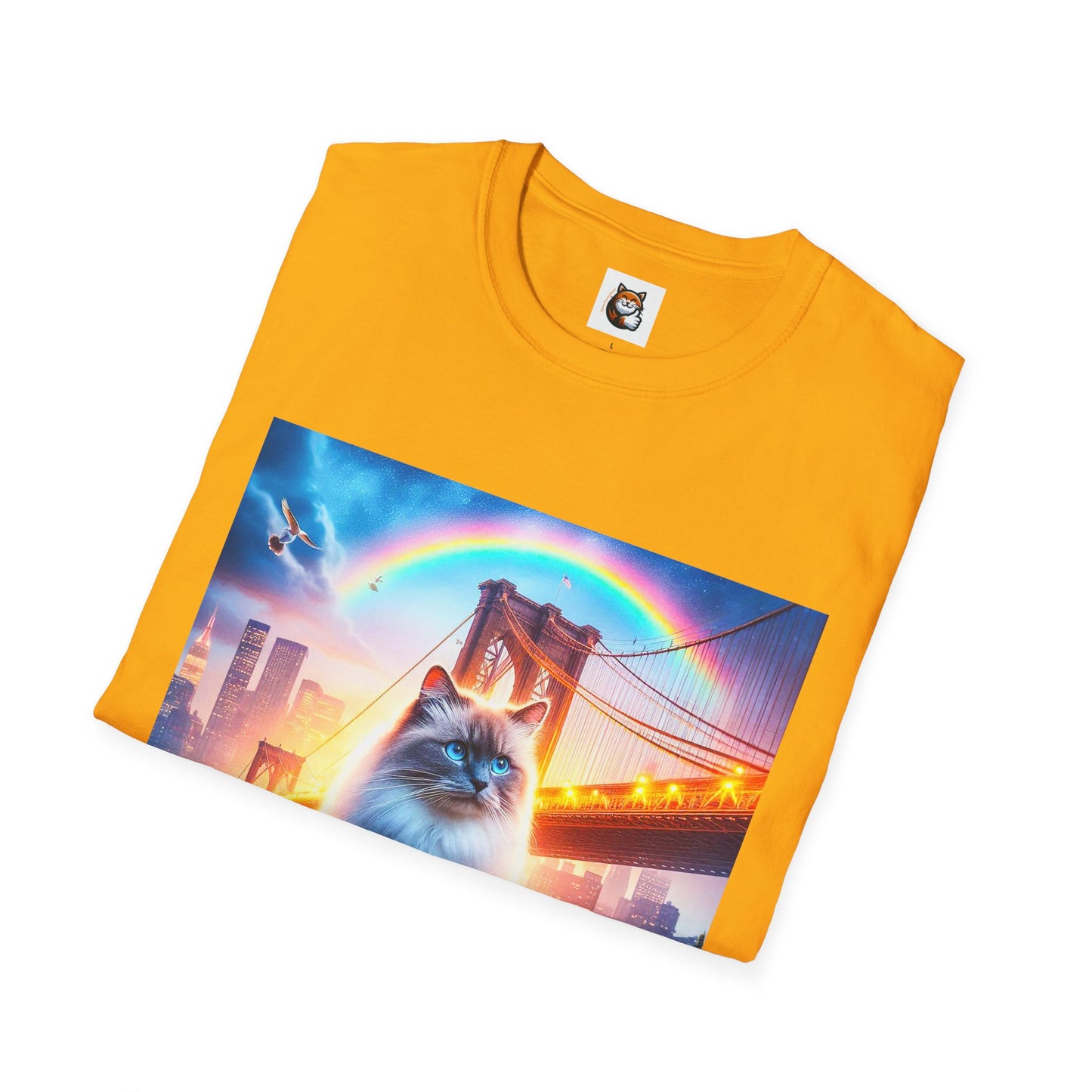 Ragdoll Unisex  rainbow bridge T-Shirt
