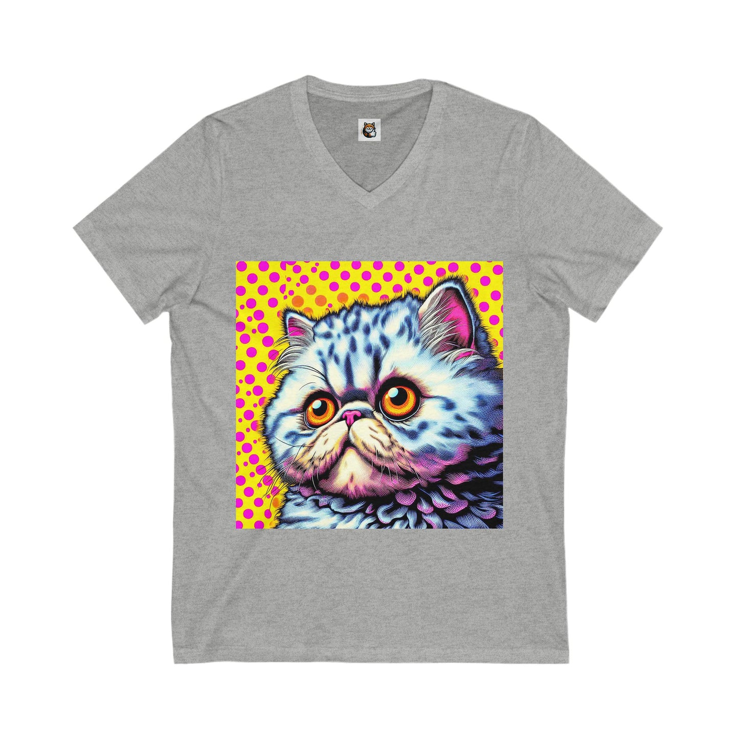 - Selkirk Rex  V-Neck comic book cutie