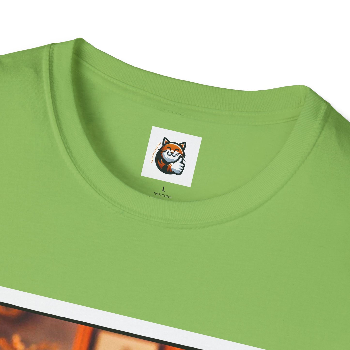 Devon Rex bow and tie Unisex Softstyle T-Shirt