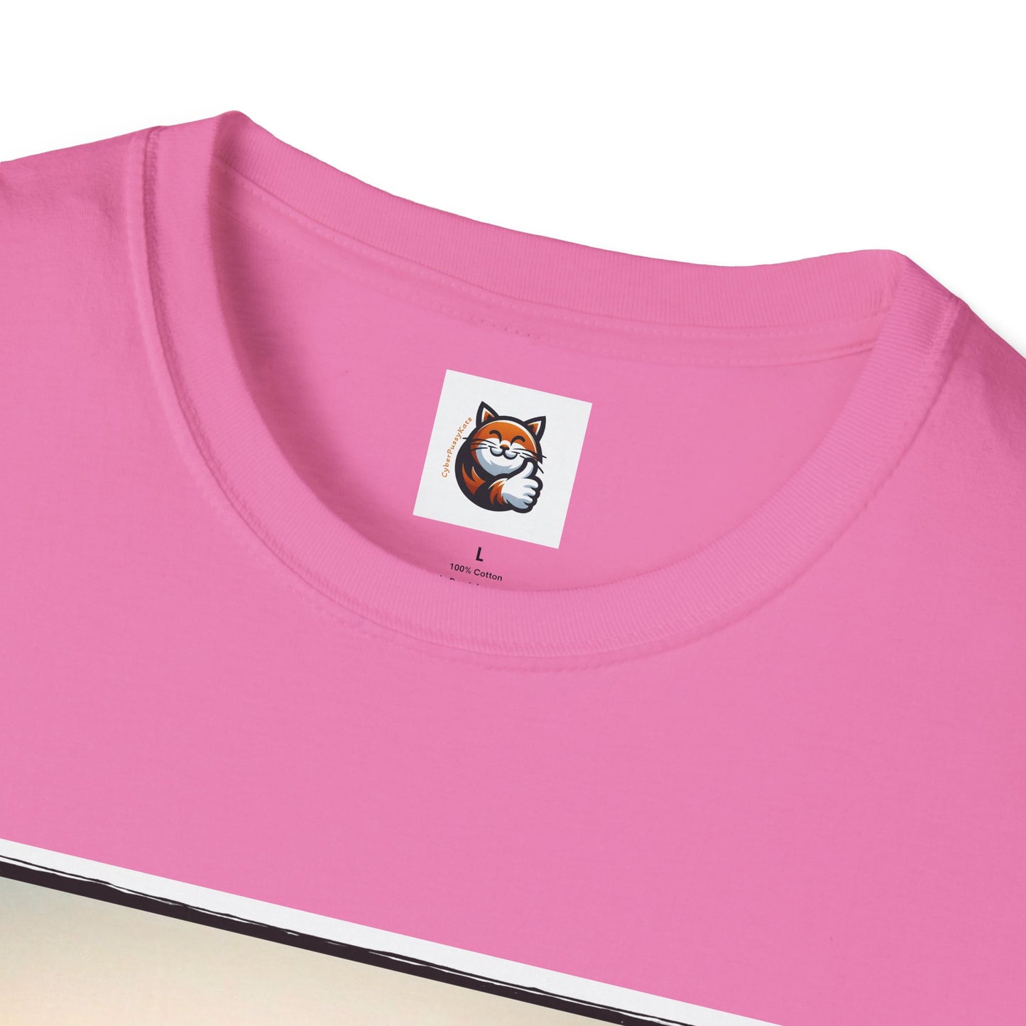 Wacky  Devon Rex Cat Unisex Softstyle T-Shirt