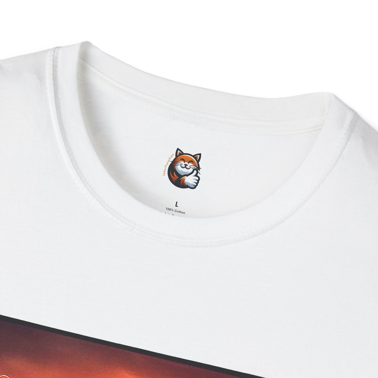 Wacky  Devon Rex Cats driving  Unisex Softstyle T-Shirt