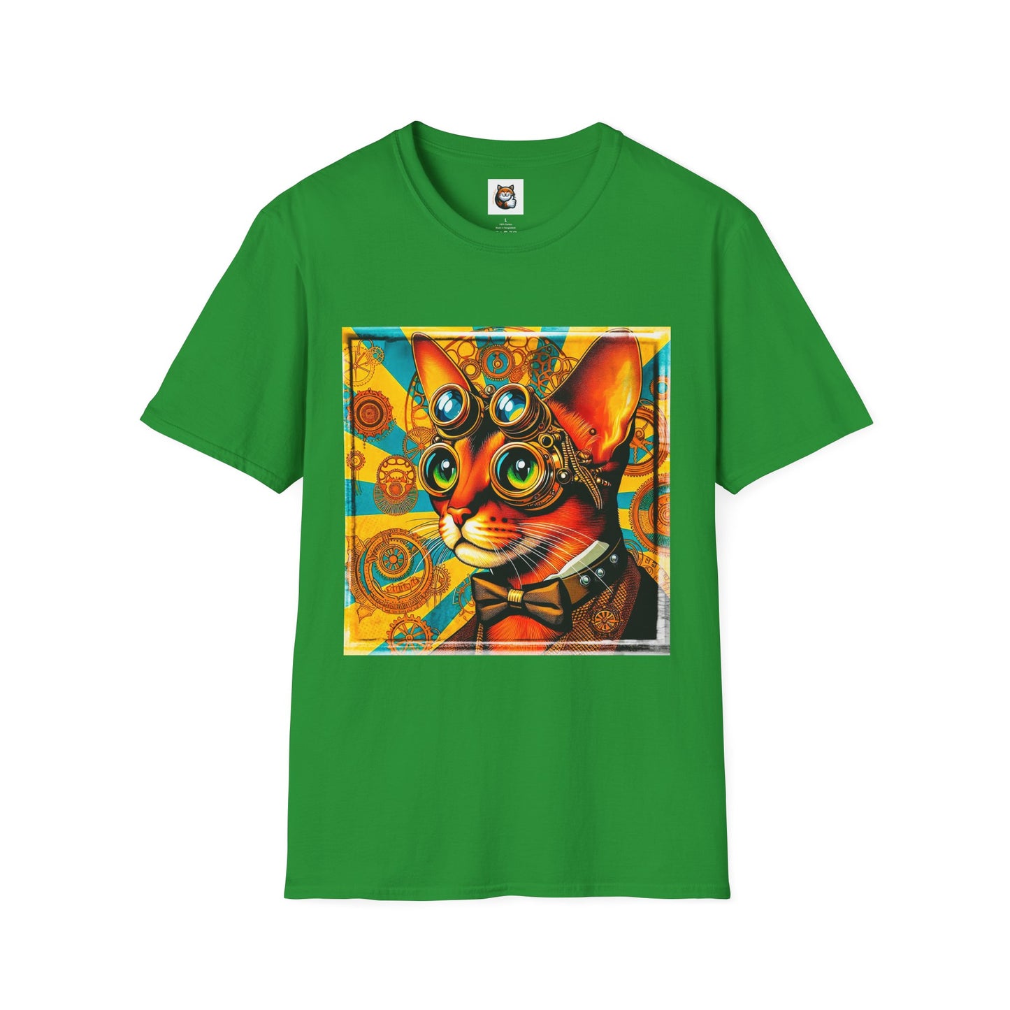 Abyssinian Unisex  steam punk Softstyle T-Shirt