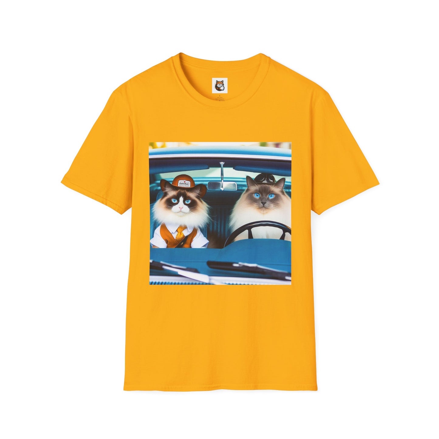 Wacky Ragdoll fun couple driving T-Shirt