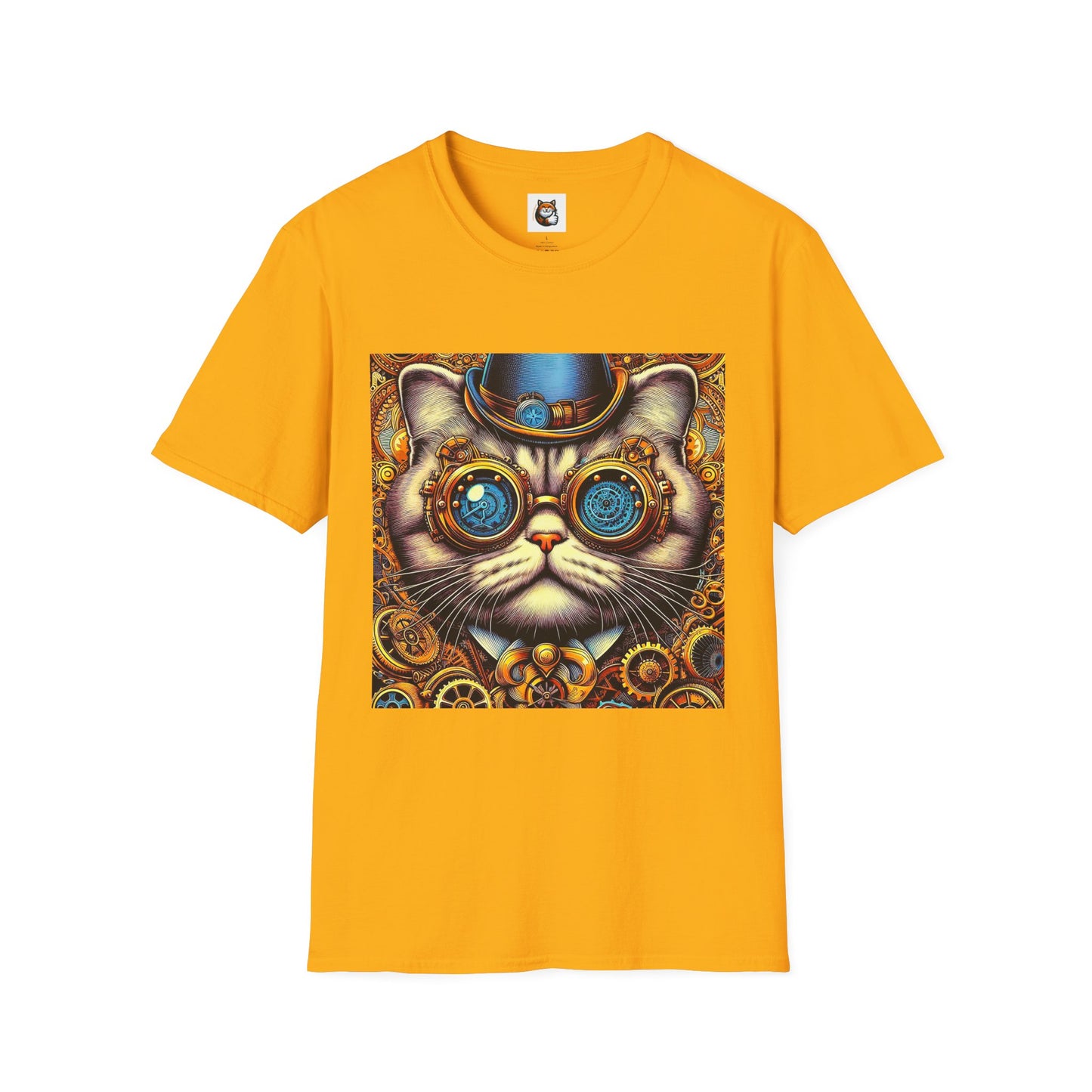 Scottish Fold Cat steam punk  T-Shirt