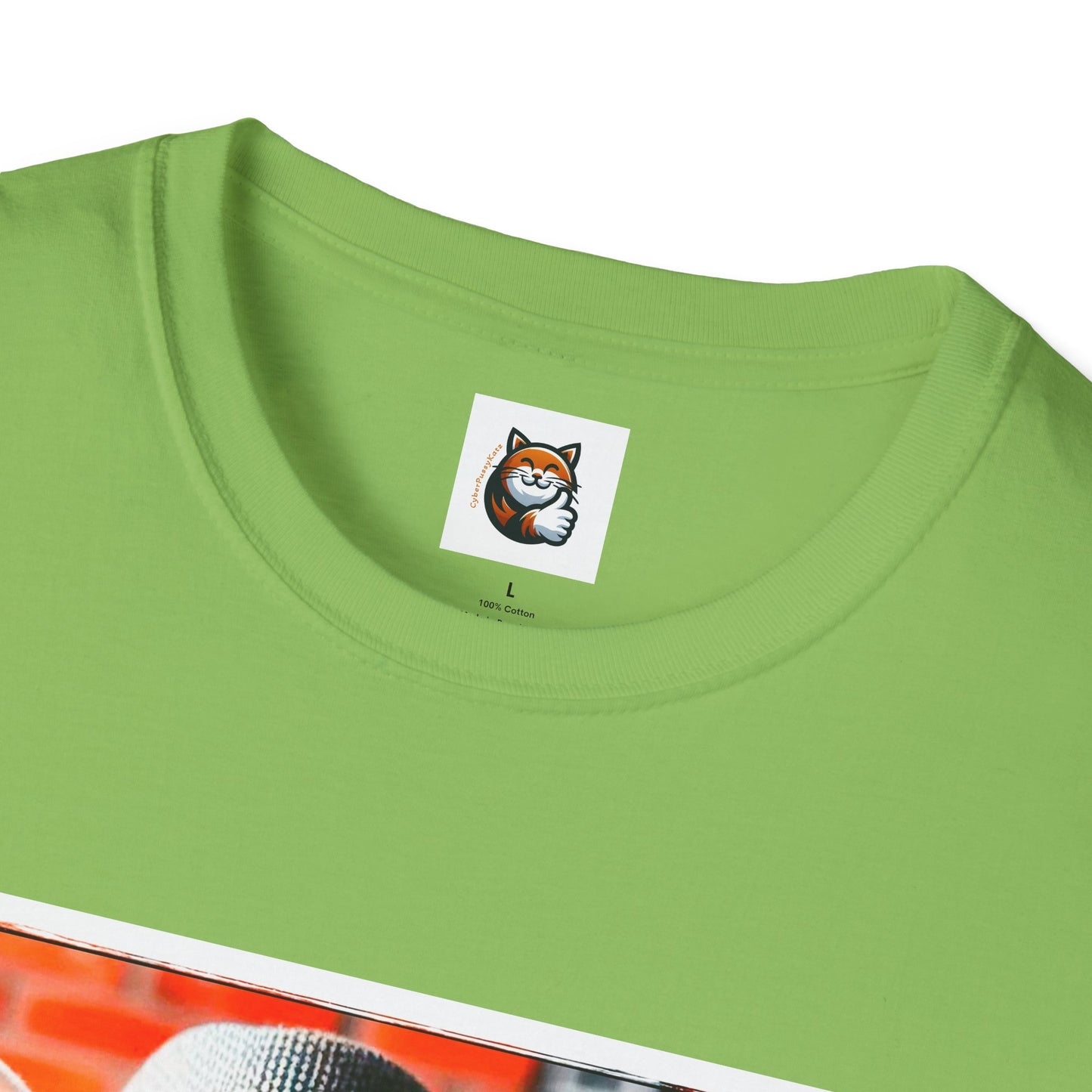 Devon Rex Cat hat and tie Softstyle T-Shirt