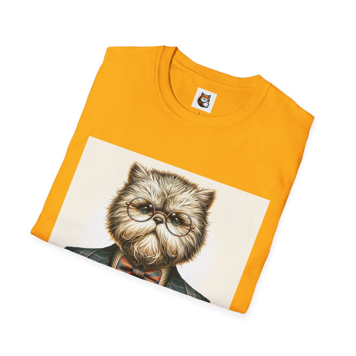 Selkirk Rex Cat T-Shirt old fashioned professional