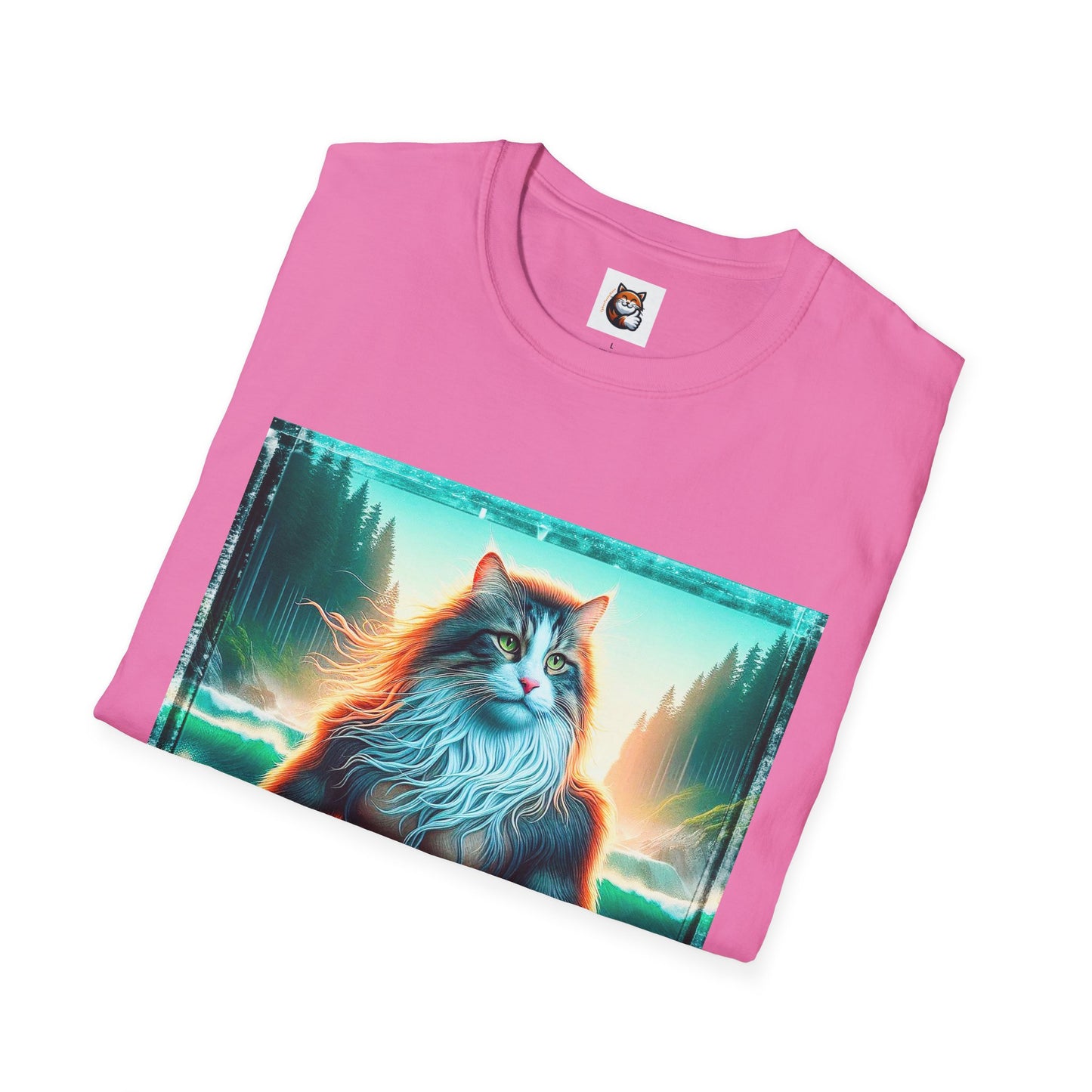 Norwegian Forest Cat Unisex Softstyle T-Shirt