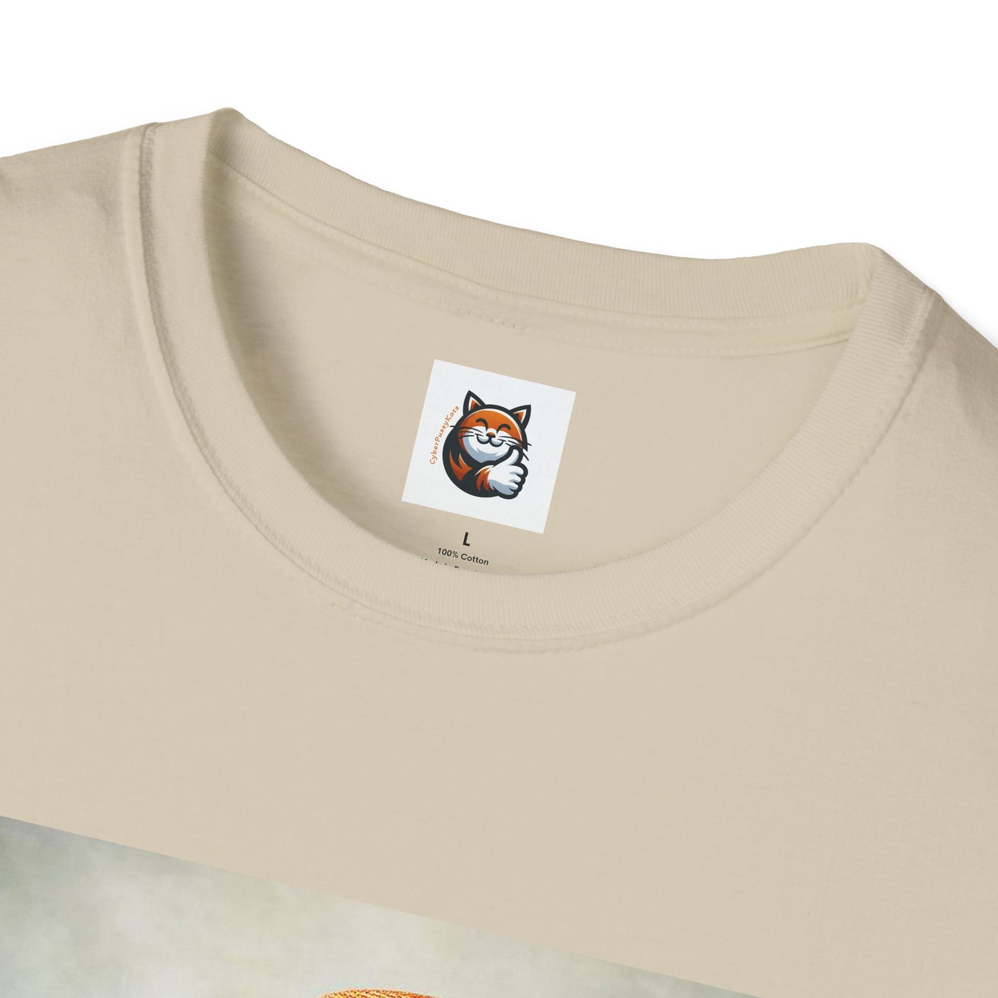 British Shorthair  hat and bow Unisex Softstyle T-Shirt