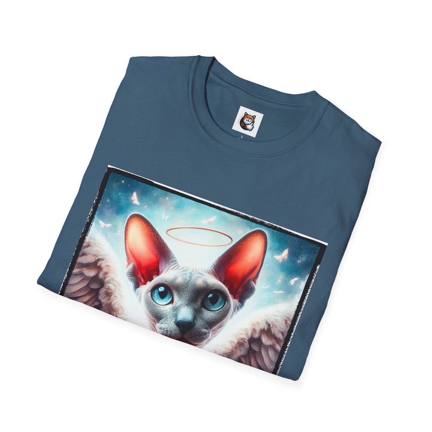 Cornish Rex Cat heavenly Angel  T-Shirt