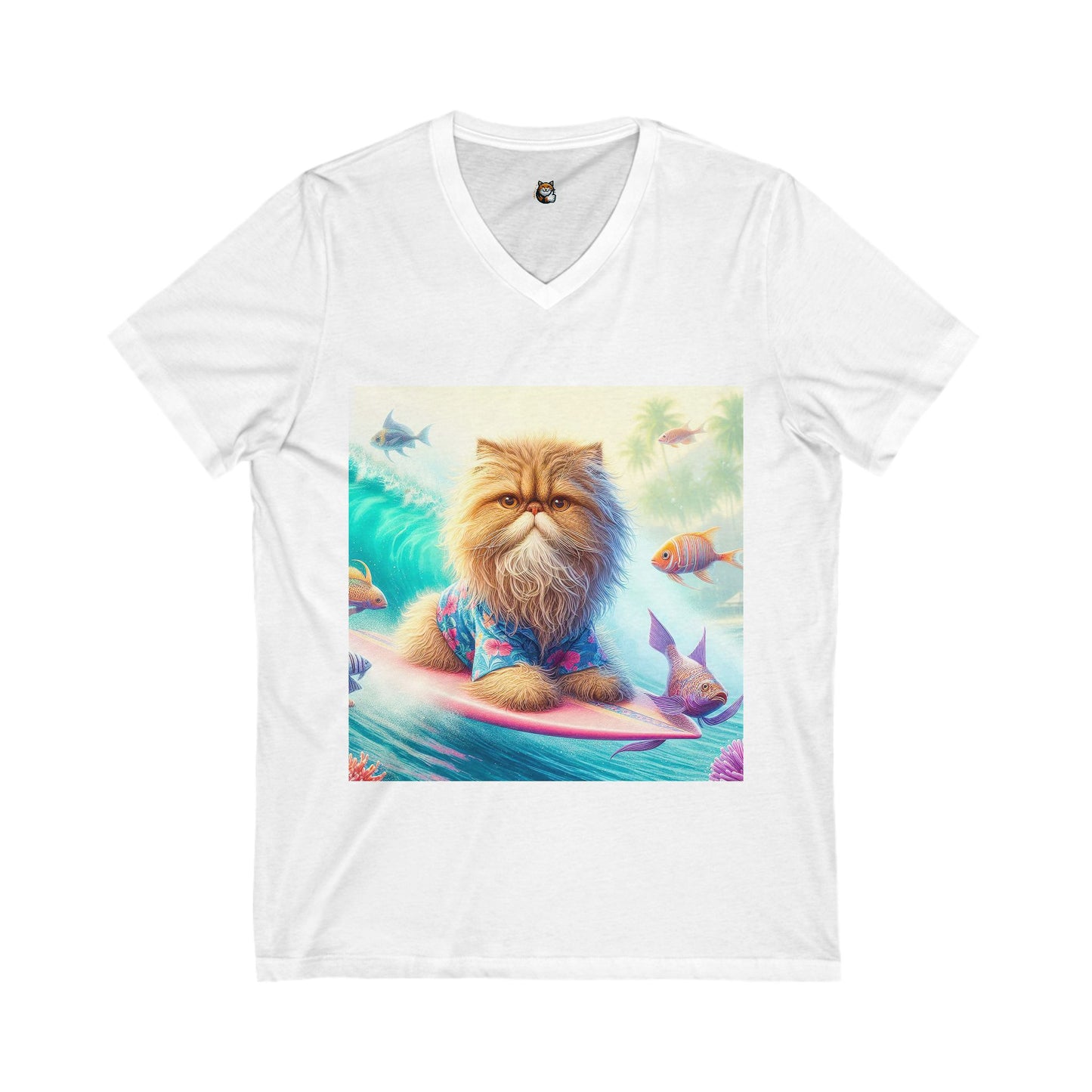 Selkirk Rex V-Neck angry surfer