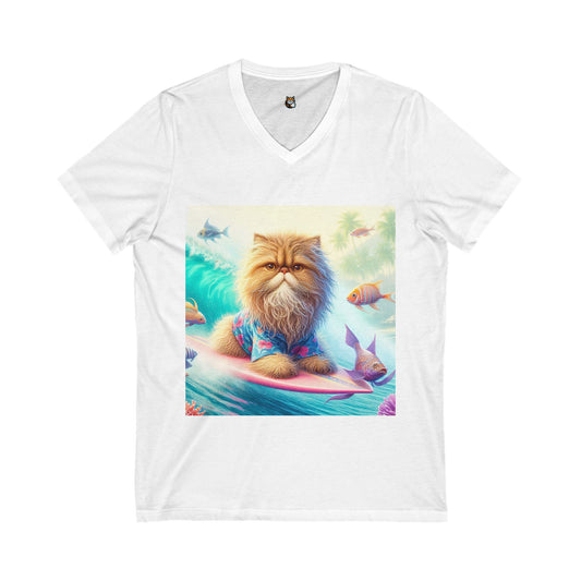 Selkirk Rex V-Neck angry surfer