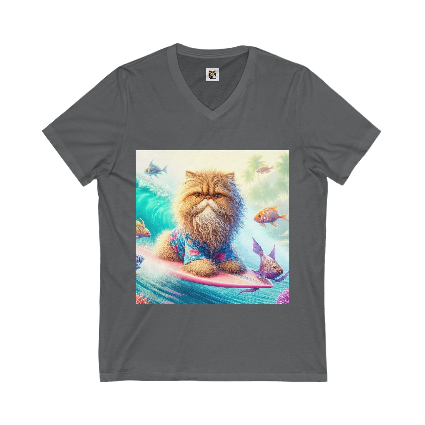 Selkirk Rex V-Neck angry surfer