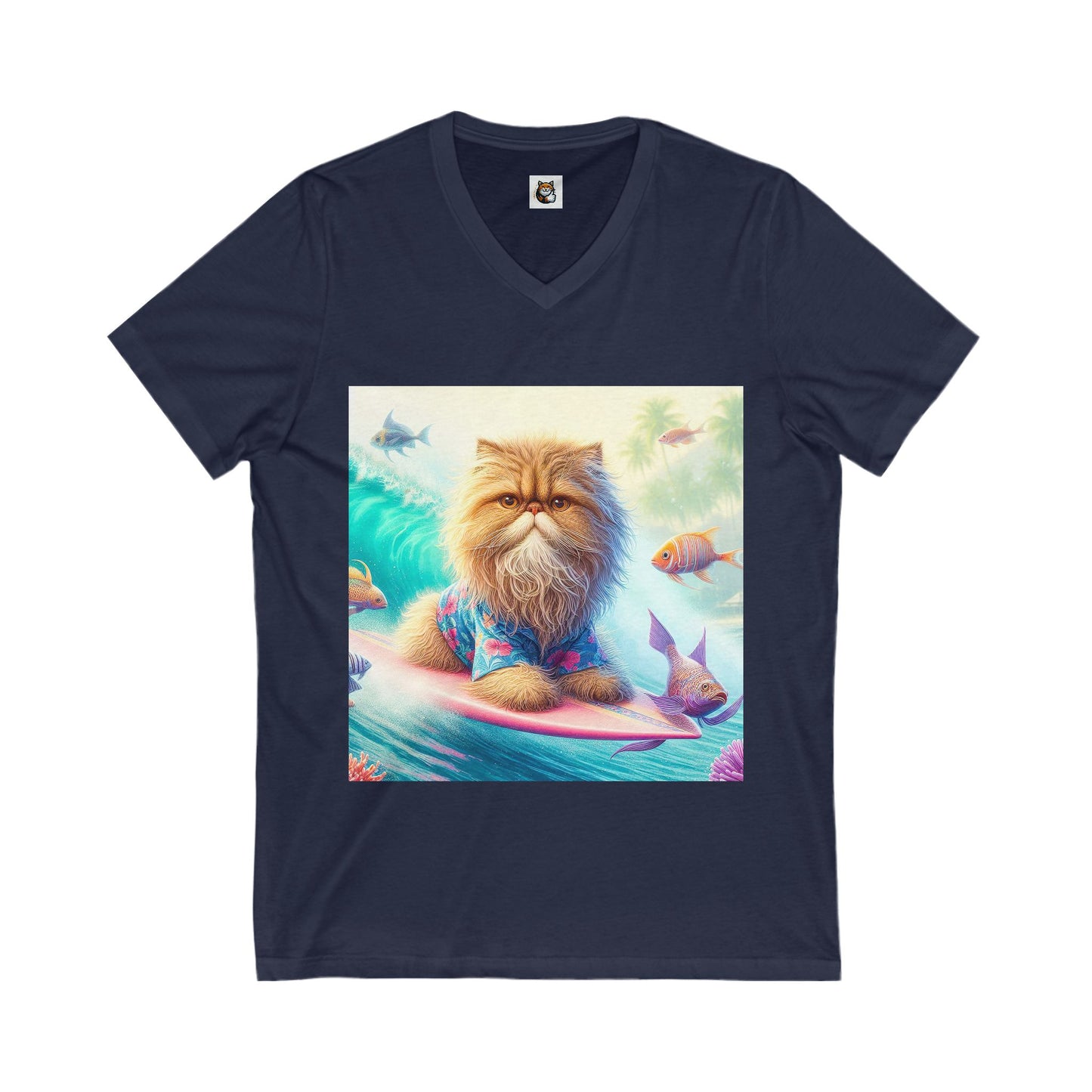 Selkirk Rex V-Neck angry surfer