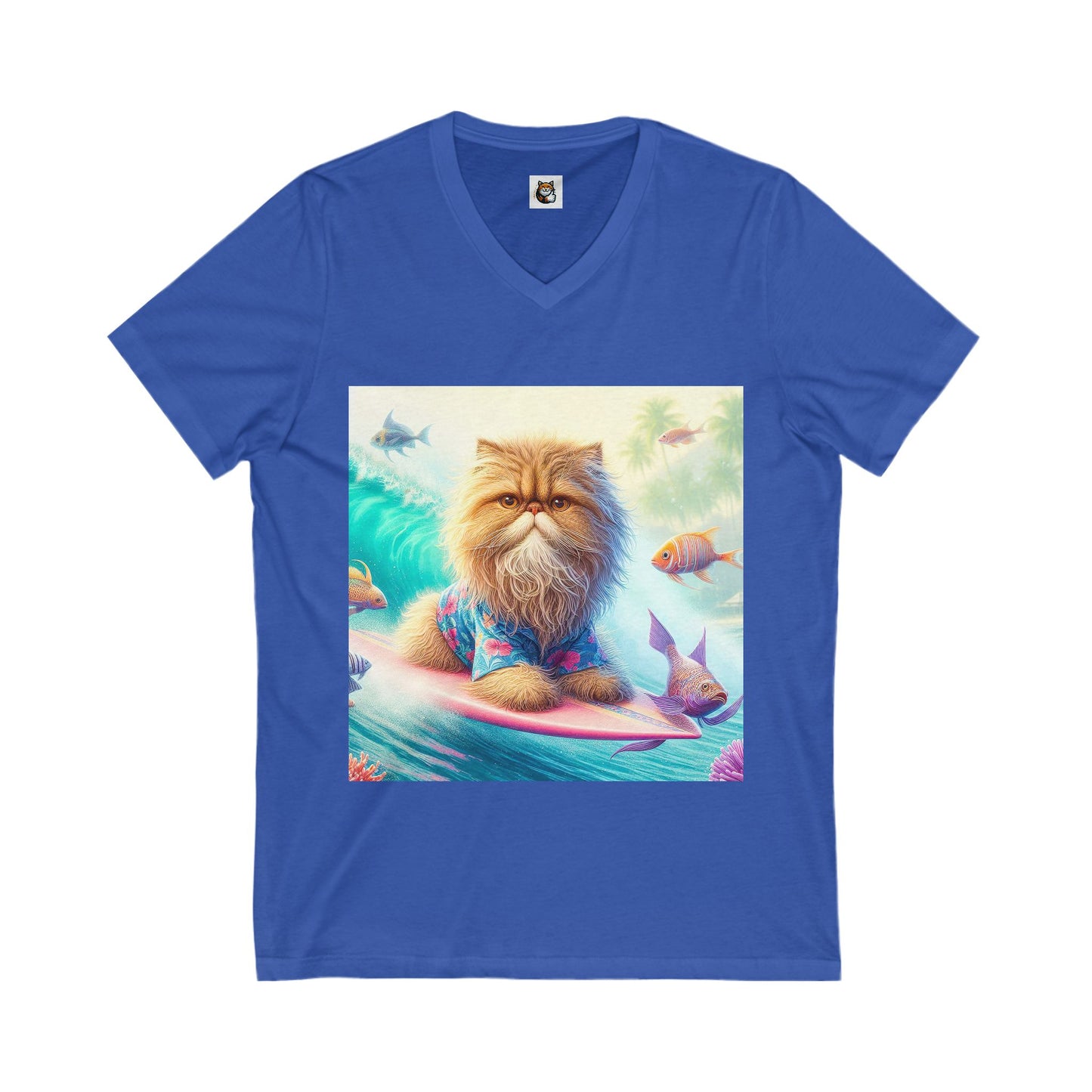 Selkirk Rex V-Neck angry surfer