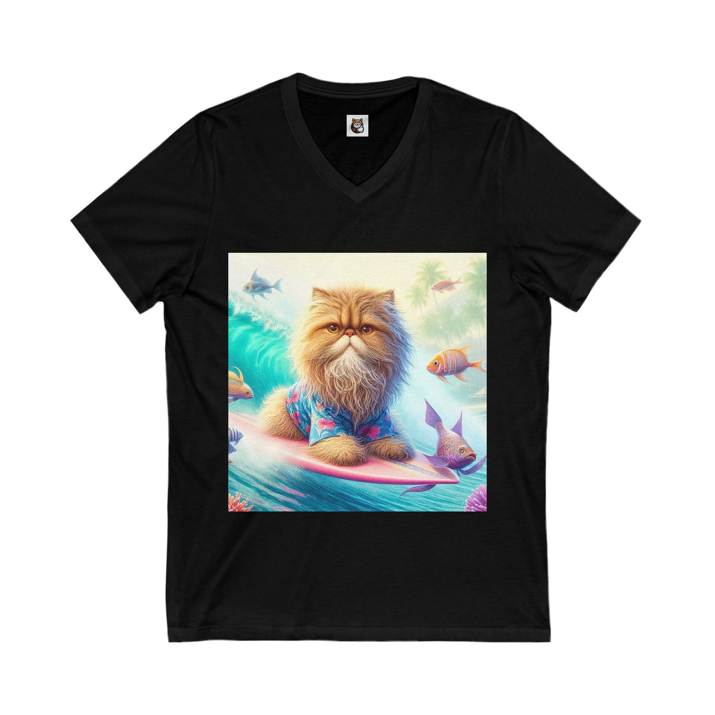 Selkirk Rex V-Neck angry surfer