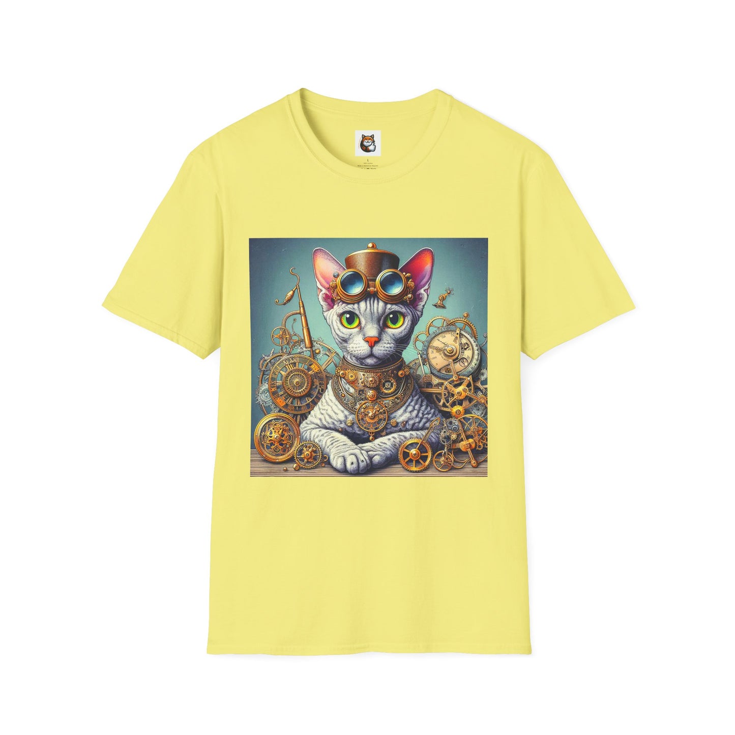 Devon Rex Cat Unisex Softstyle T-Shirt