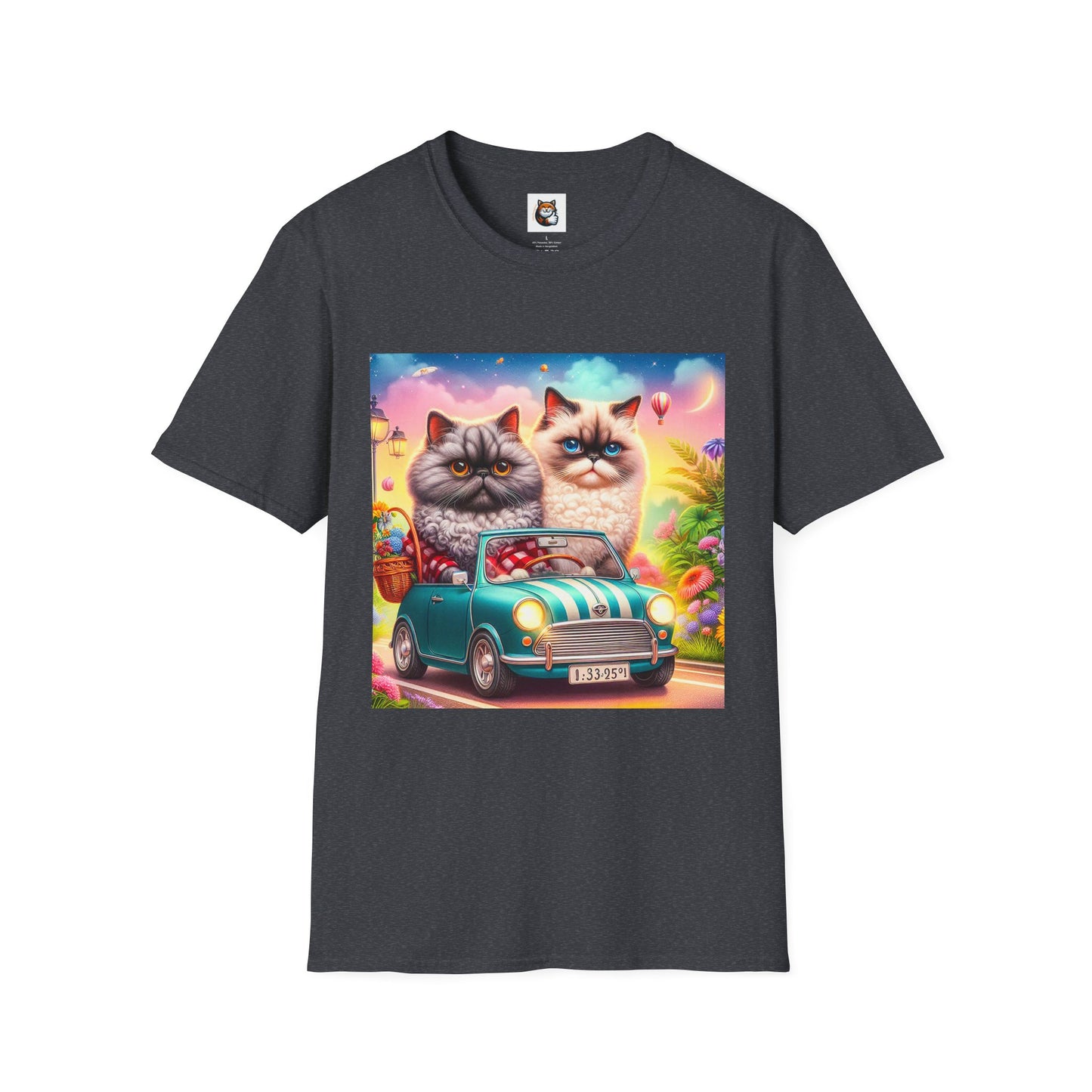 Selkirk Rex Cat T-Shirt tiny car