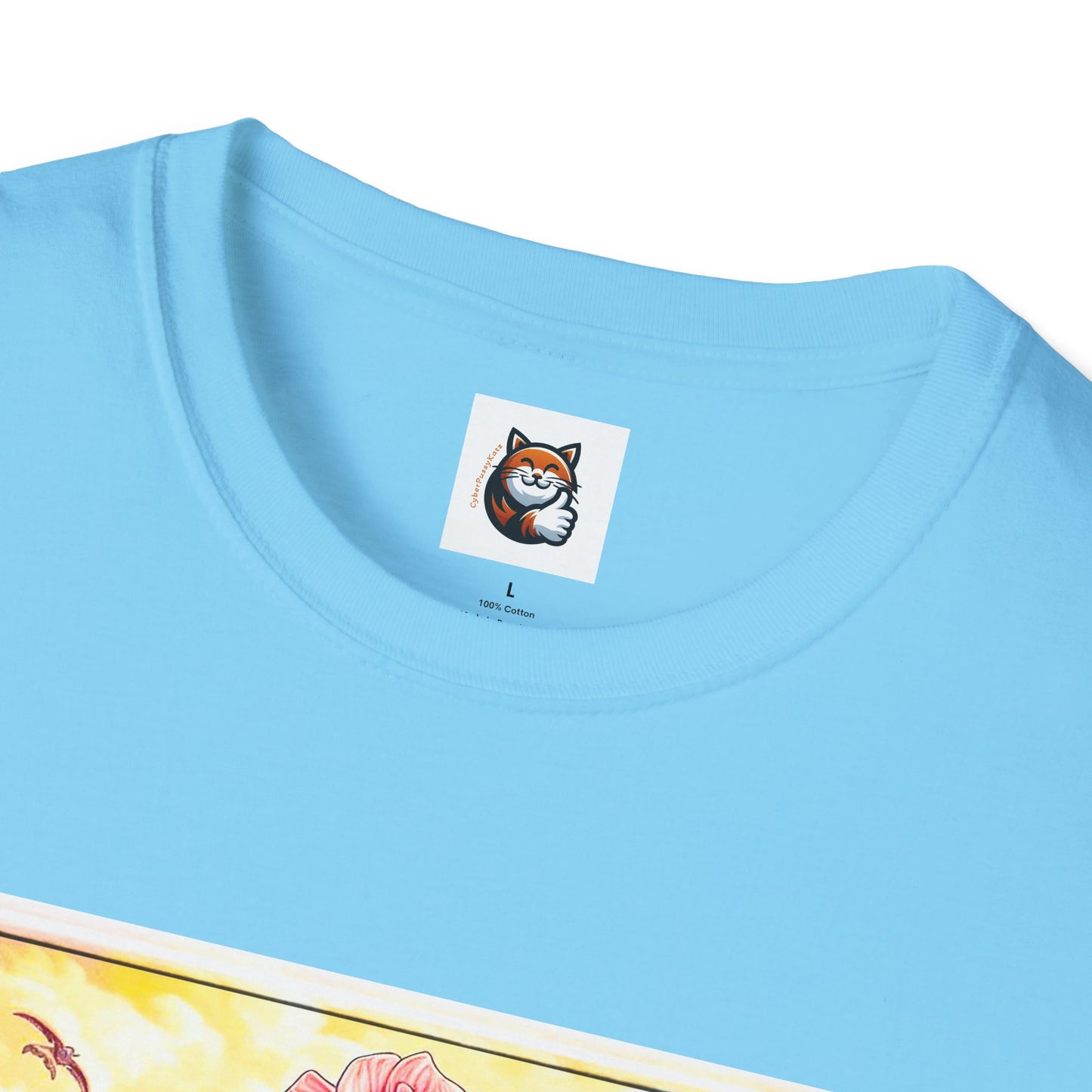 British Shorthair pretty surfer girl Softstyle T-Shirt