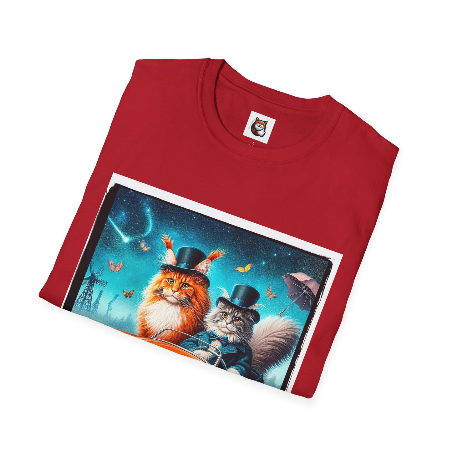 Wacky Maine Coon Unisex Softstyle T-Shirt