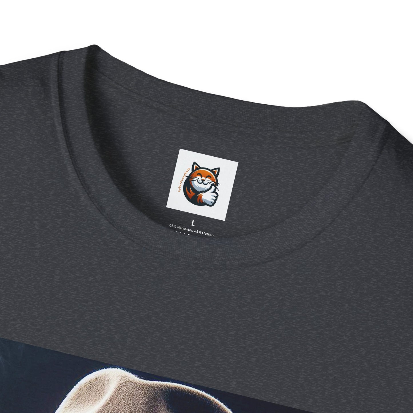 Russian Blue Cat  smoking and cigars T-Shirt