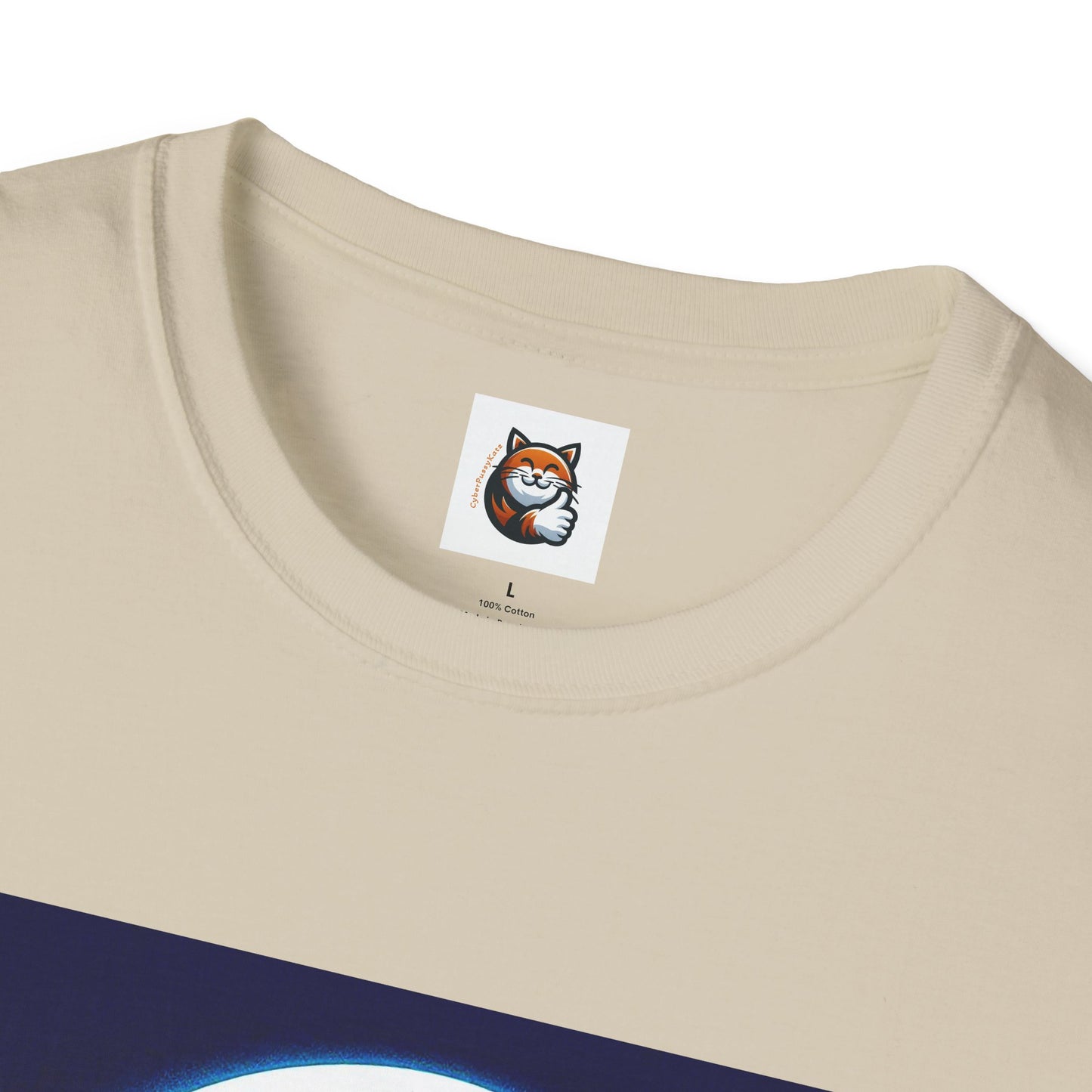 Russian Blue Cat Unisex Softstyle T-Shirt