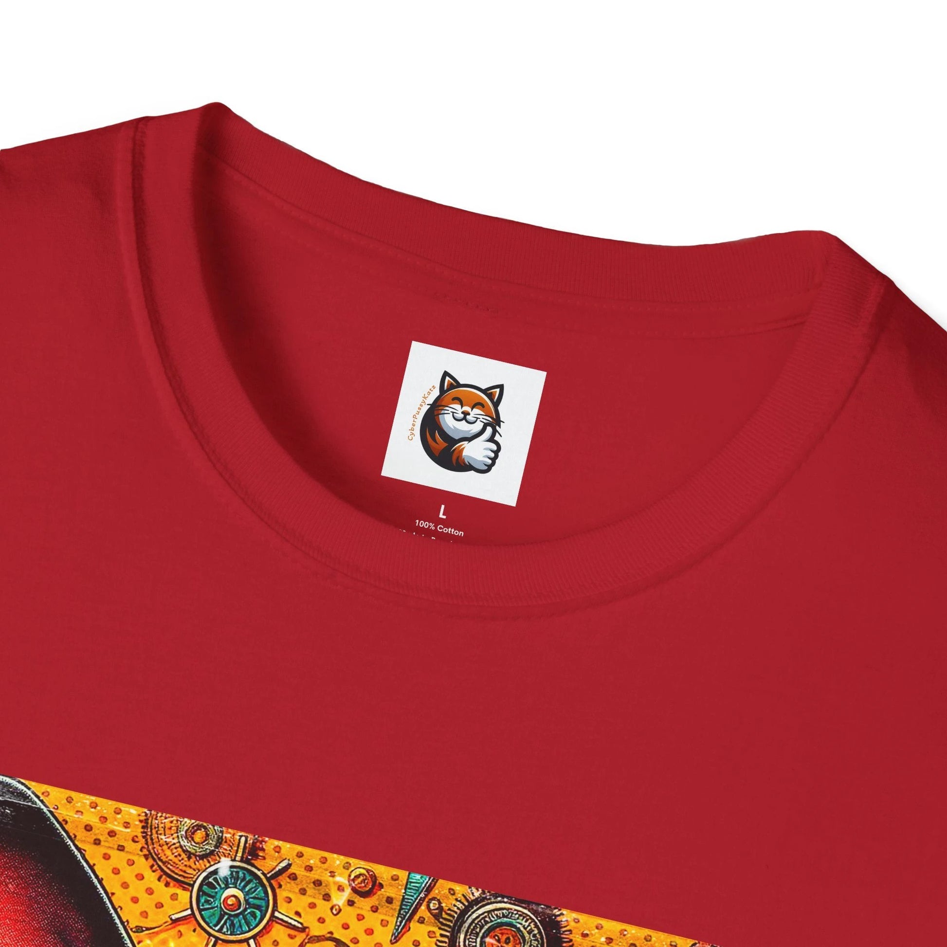 Cornish Rex Cat steam punk T-Shirt by Printify
