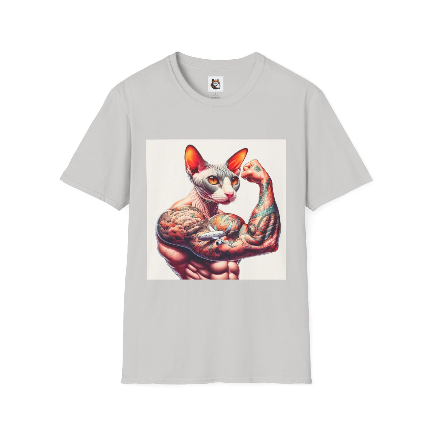 Cornish Rex Cat muscles  T-Shirt