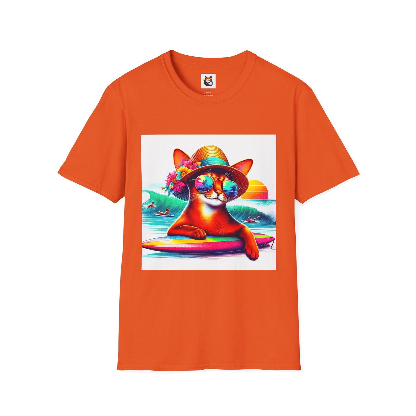 Abyssinian surfer Softstyle T-Shirt