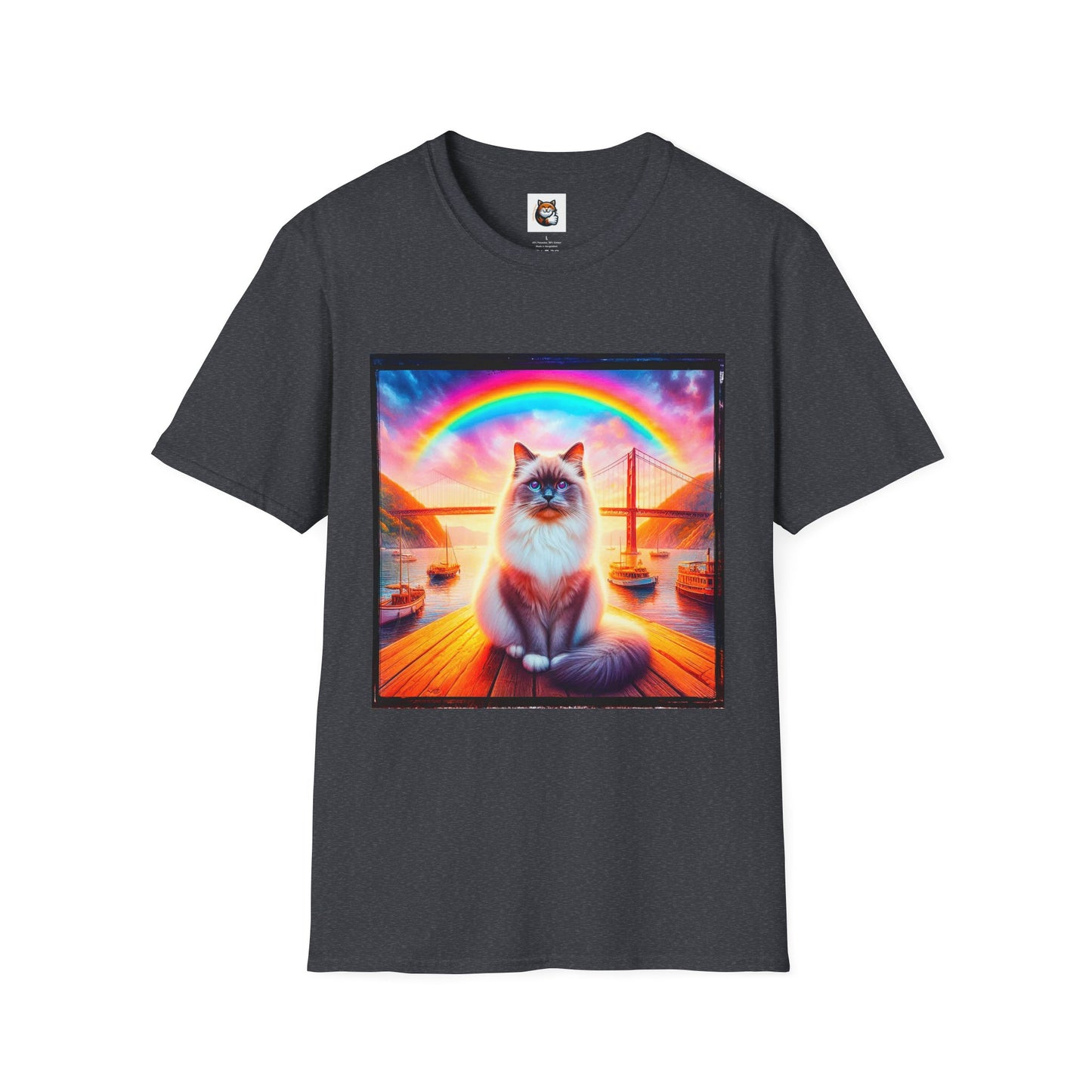 Birman rainbow bridge Softstyle T-Shirt