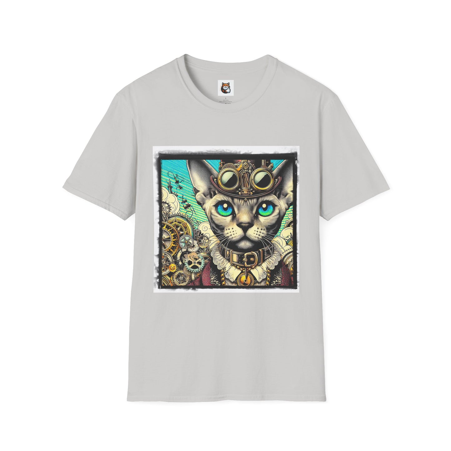 Devon Rex Cat Unisex Softstyle T-Shirt
