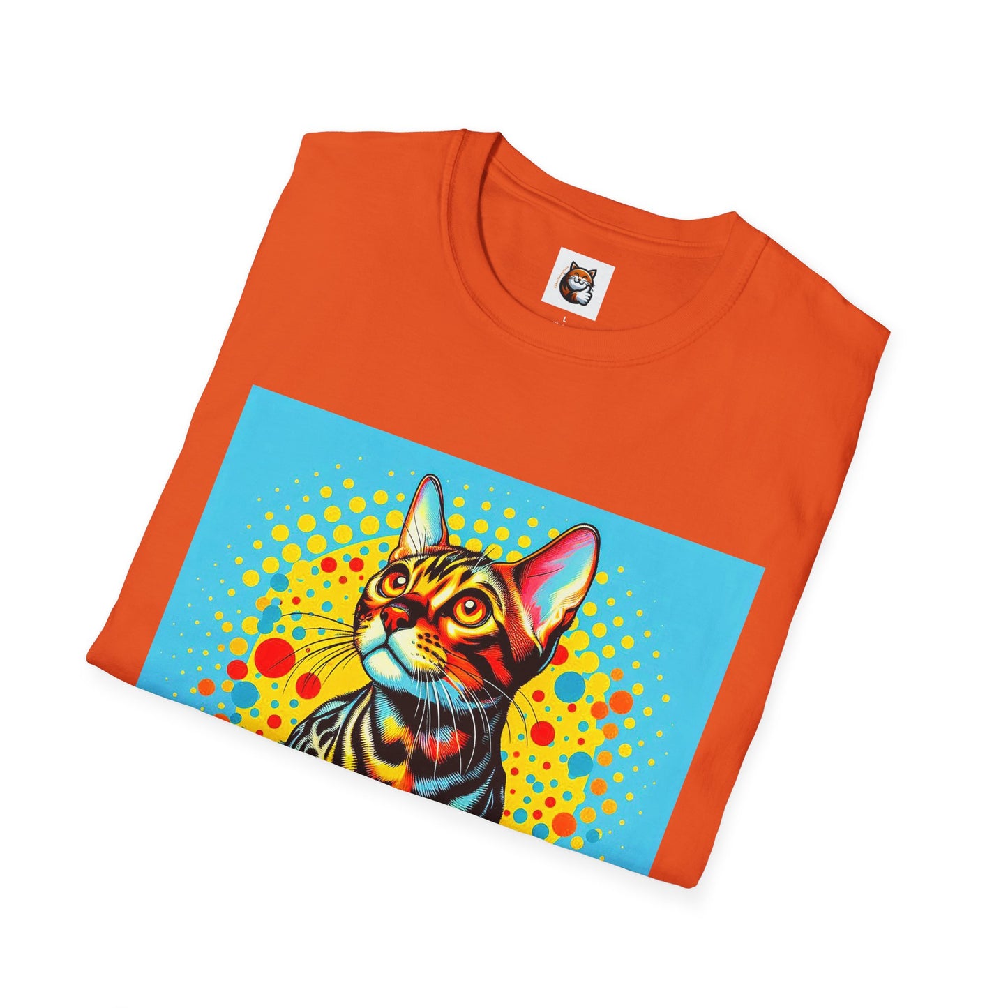 Bengal Unisex spots anf stripes  colors Softstyle T-Shirt