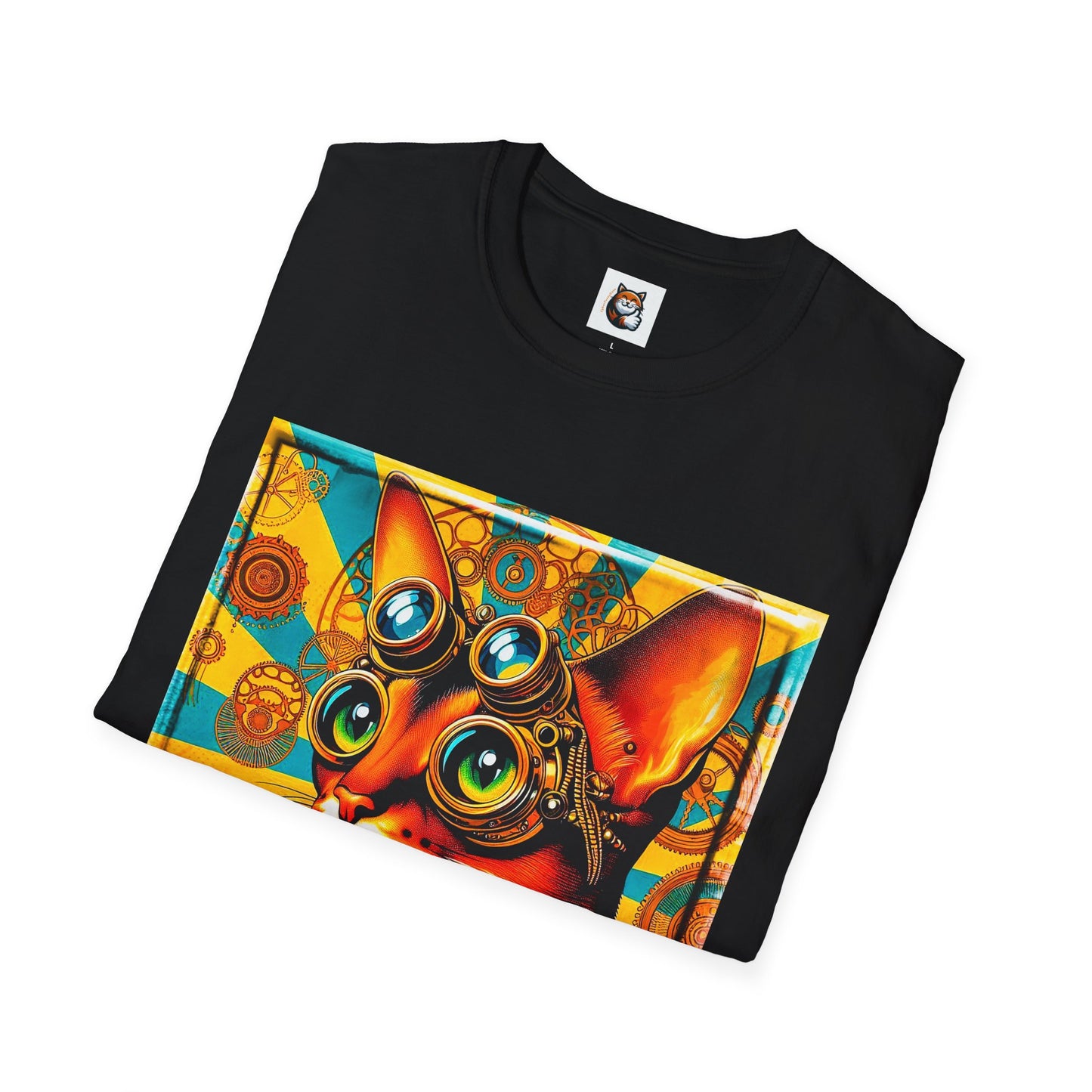 Abyssinian Unisex  steam punk Softstyle T-Shirt