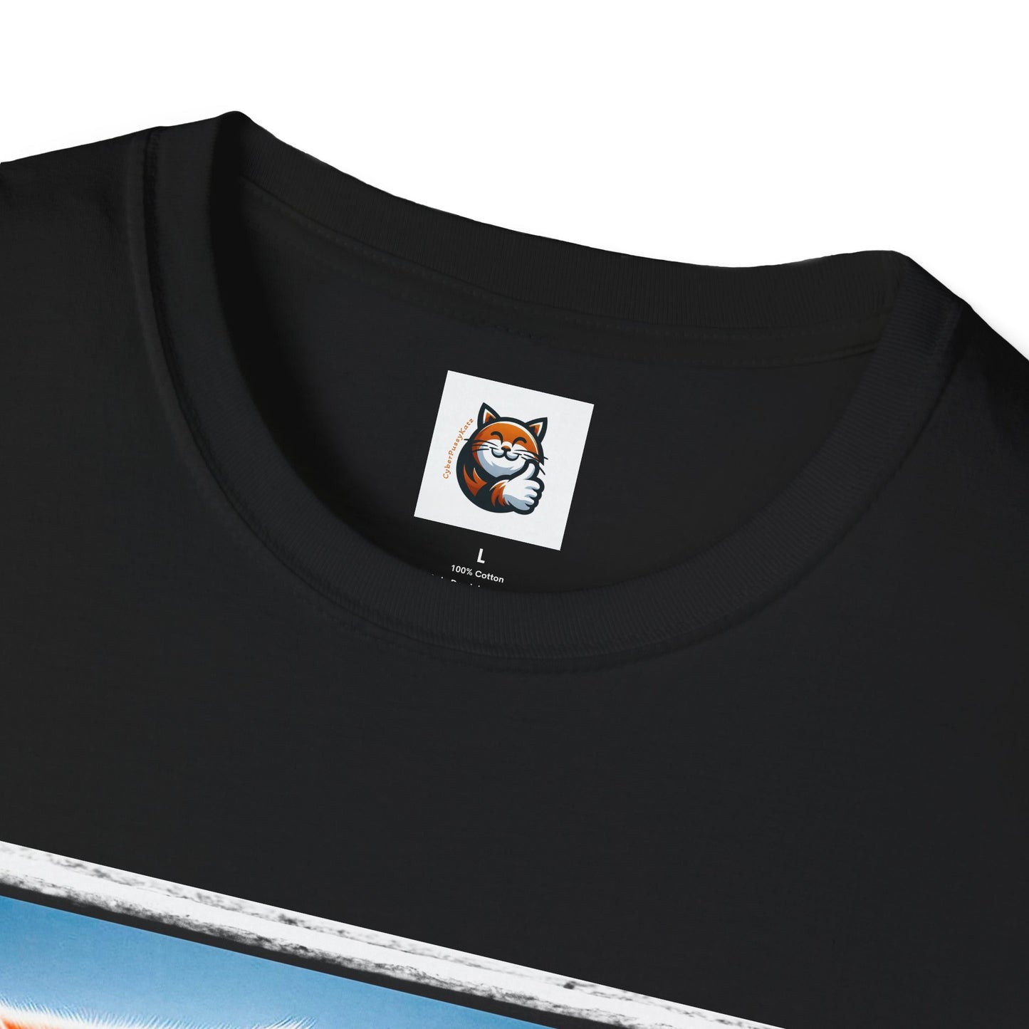 Wacky Exotic Shorthair Cat Unisex Softstyle T-Shirt
