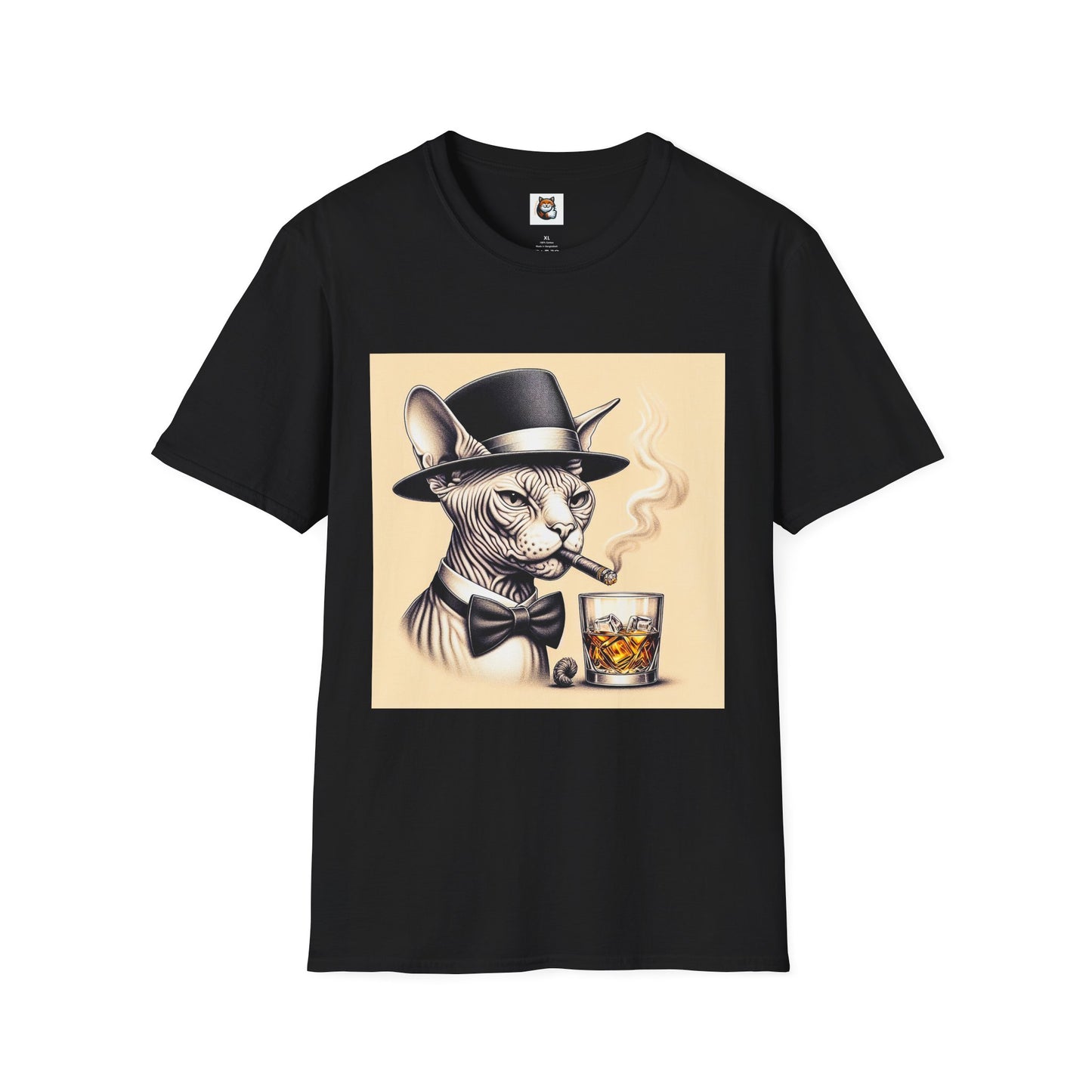 Sphynx Cat bar smoking