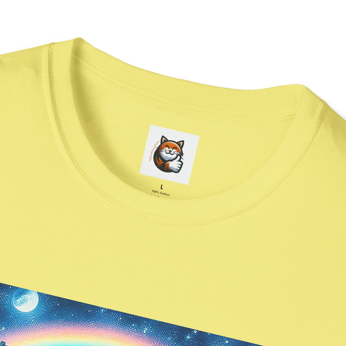 Russian Blue Cat Unisex Softstyle T-Shirt