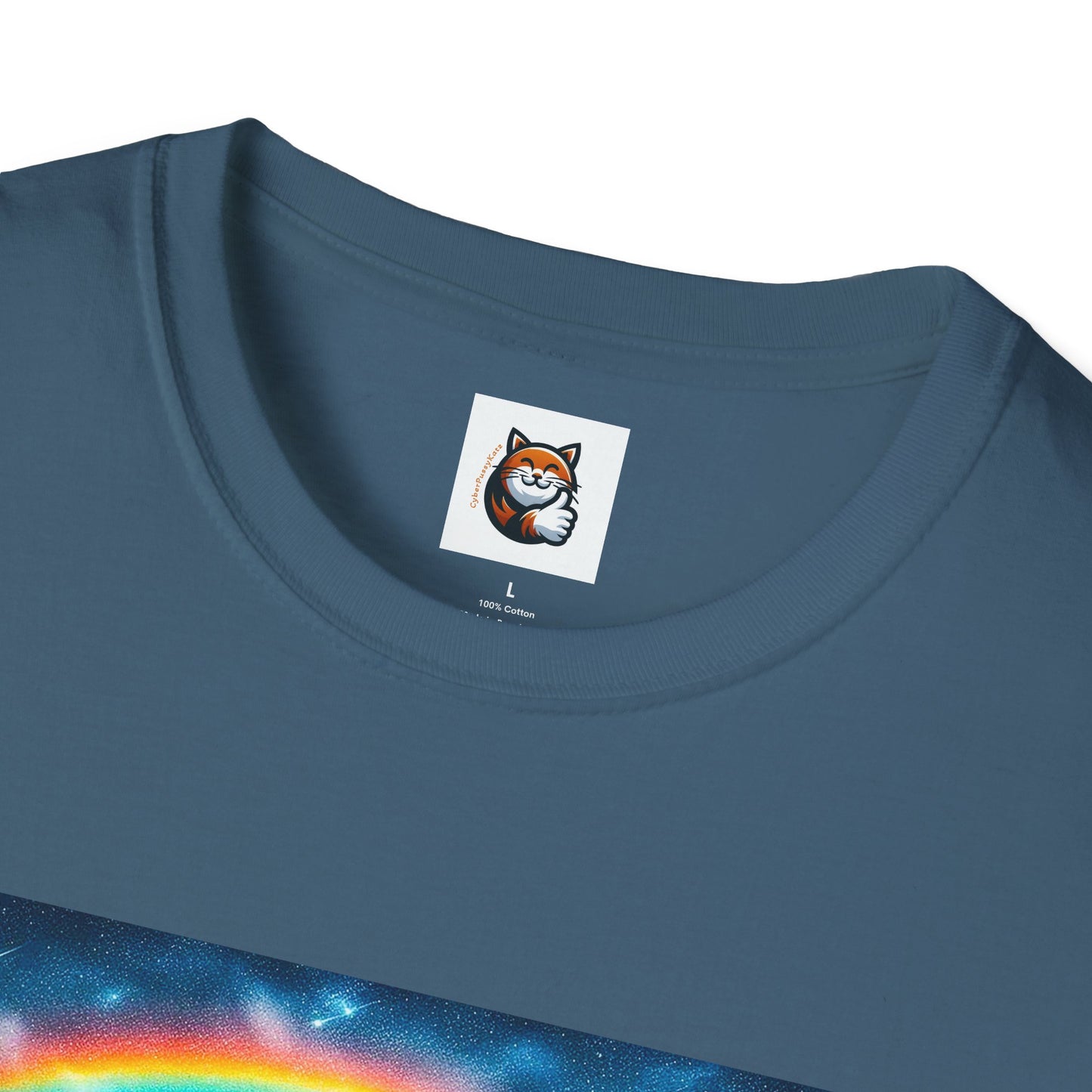 Selkirk Rex Cat T-Shirt  rainbow bridge