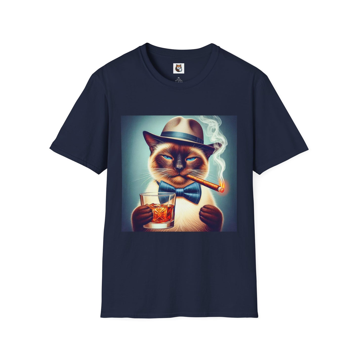 Siamese Cat smoking shirt