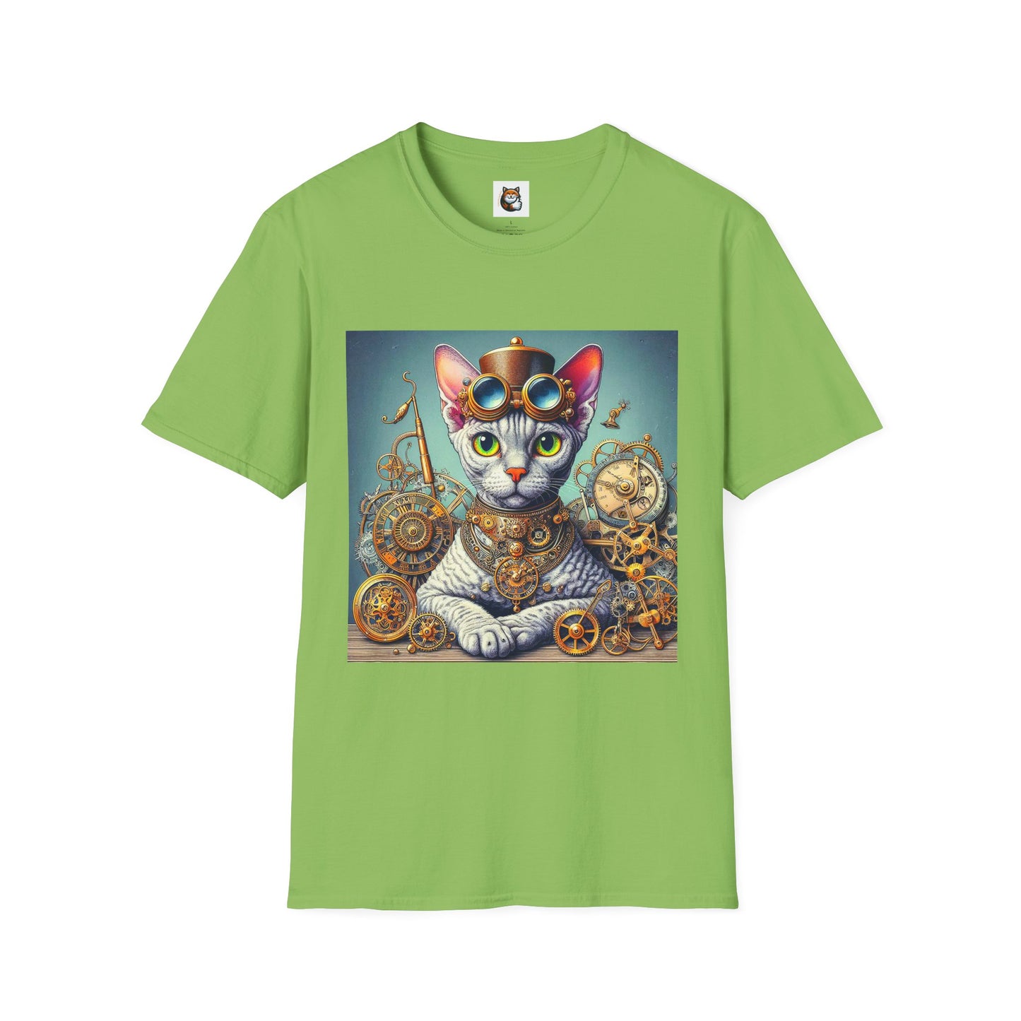 Devon Rex Cat Unisex Softstyle T-Shirt
