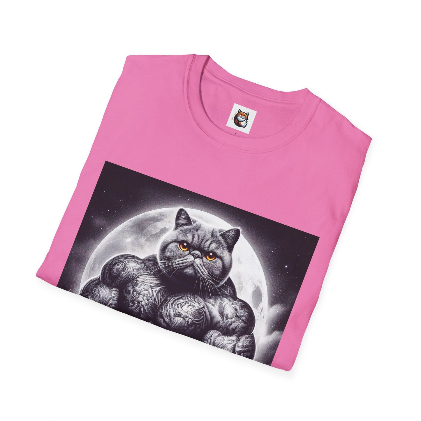 Exotic Shorthair Cat Unisex Softstyle T-Shirt