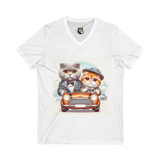 Scottish Fold Cat cute couple shirt