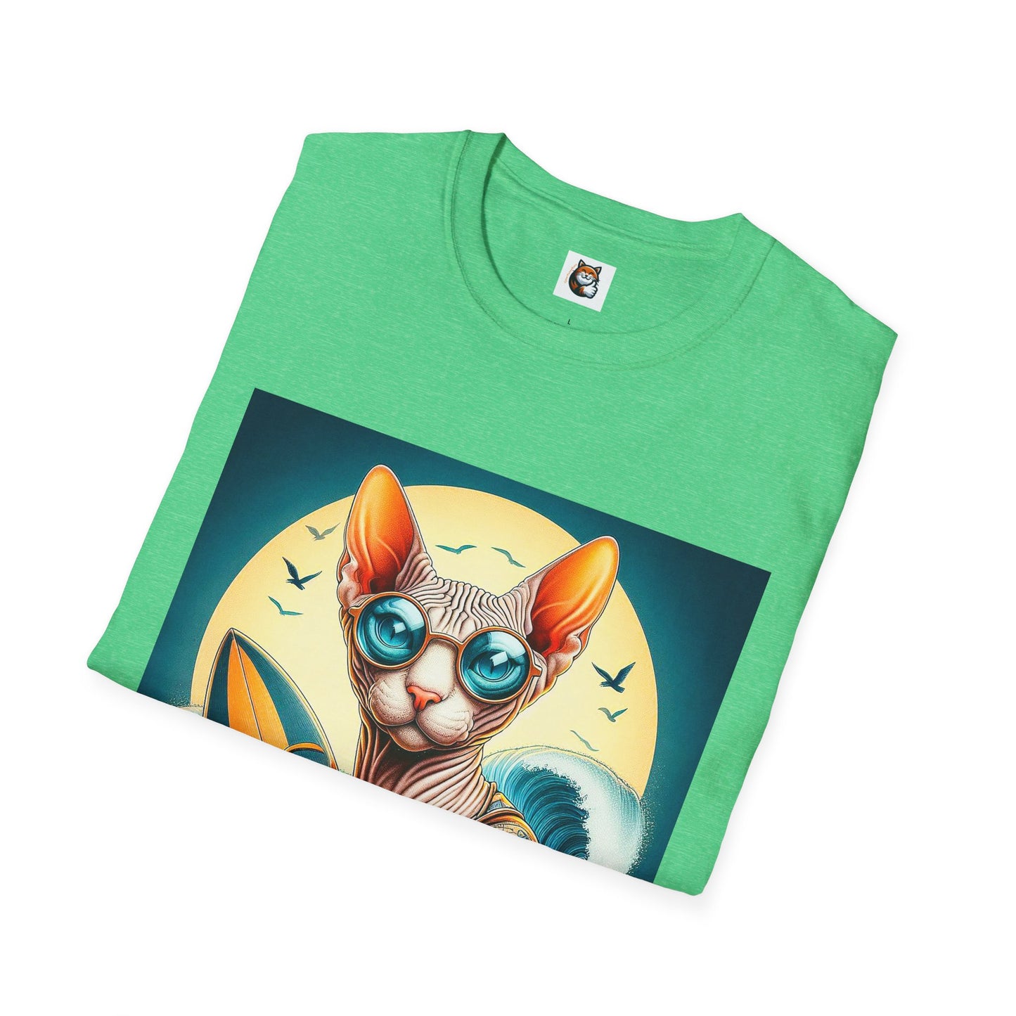 Sphynx Cat surfer
