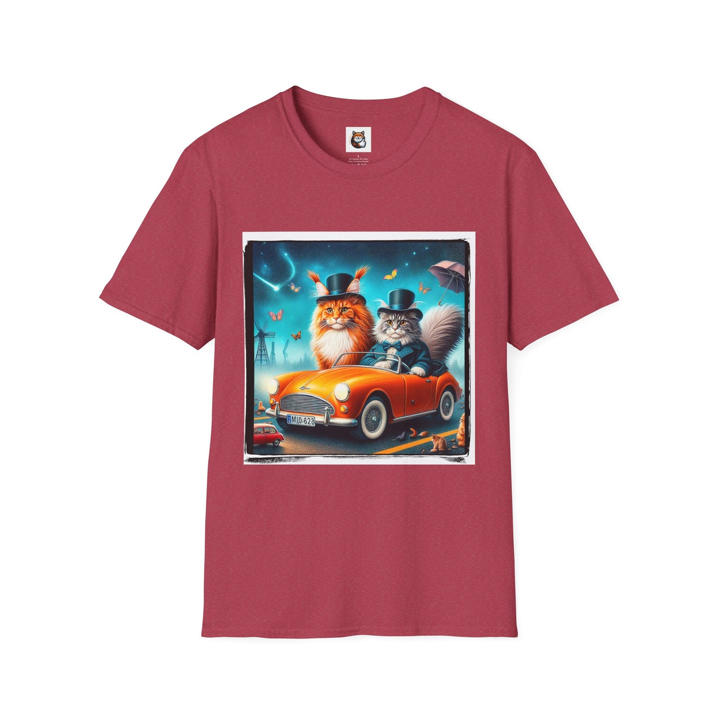 Wacky Maine Coon Unisex Softstyle T-Shirt