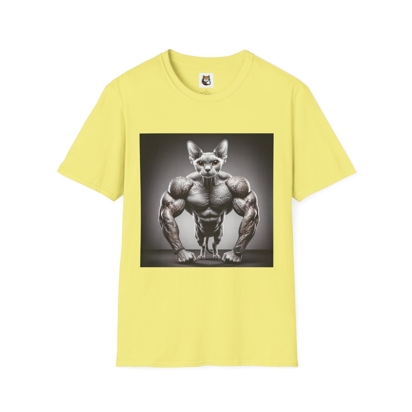 Devon Rex Cat Unisex Softstyle T-Shirt