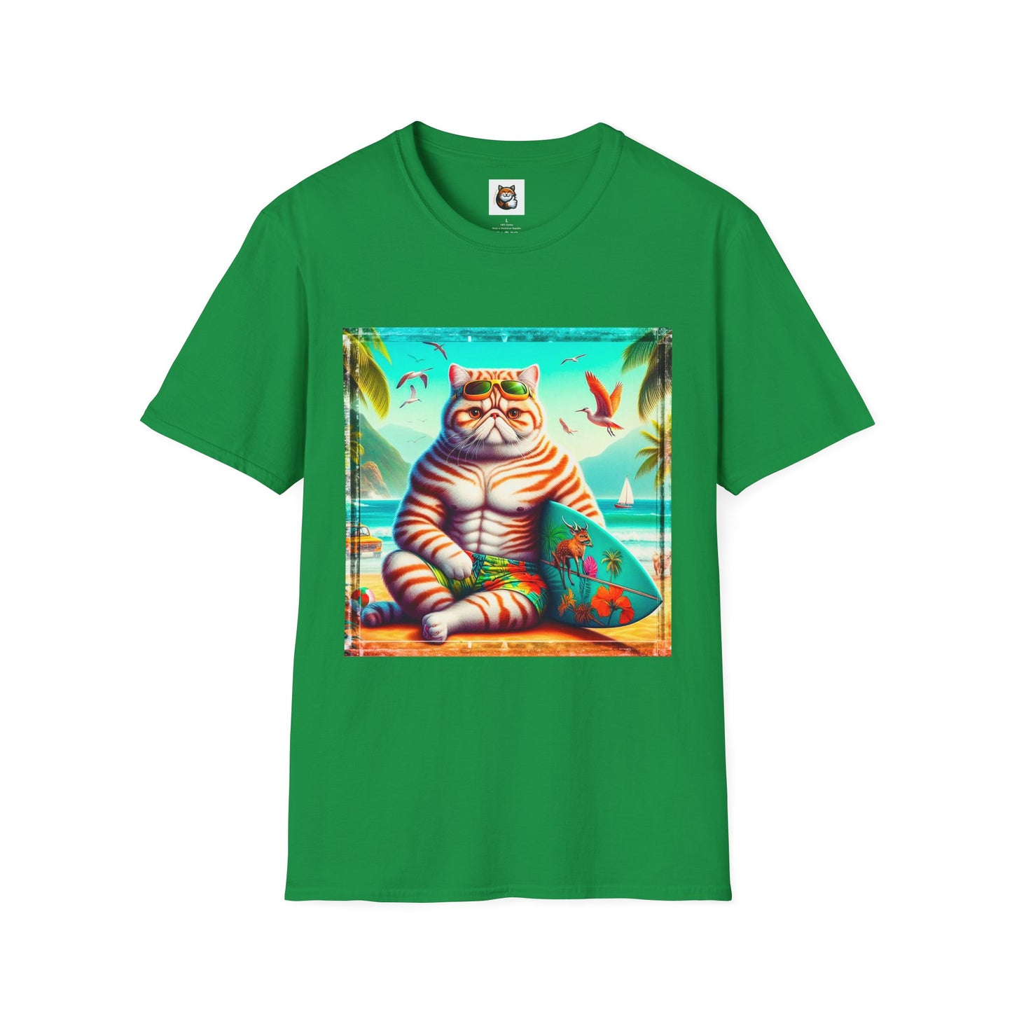 Exotic Shorthair Cat Unisex Softstyle T-Shirt